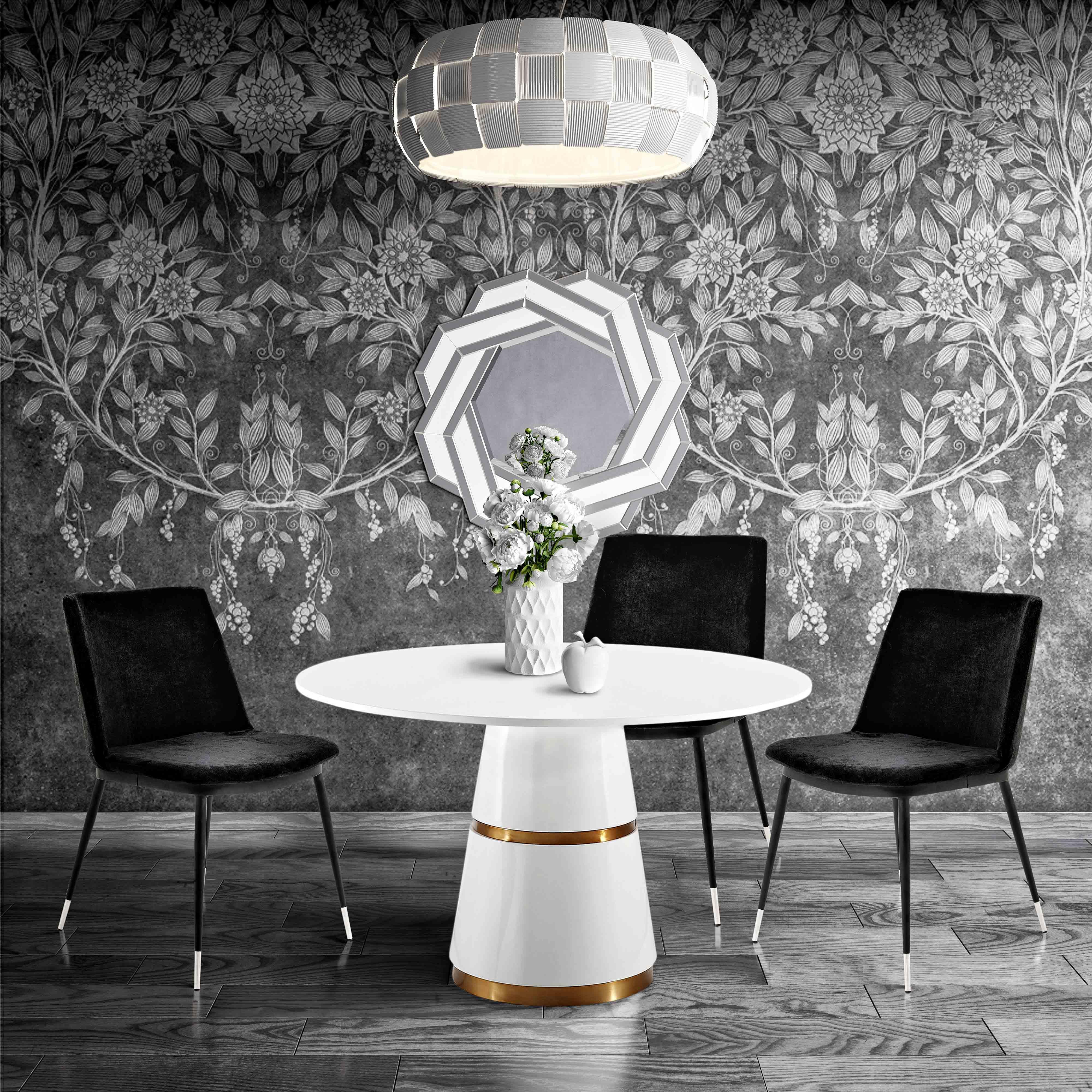 Evora Velvet Dining Chair - Set of 2 – TOV Furniture Evora Velvet Dining Chair - Set of 2 – TOV Furniture