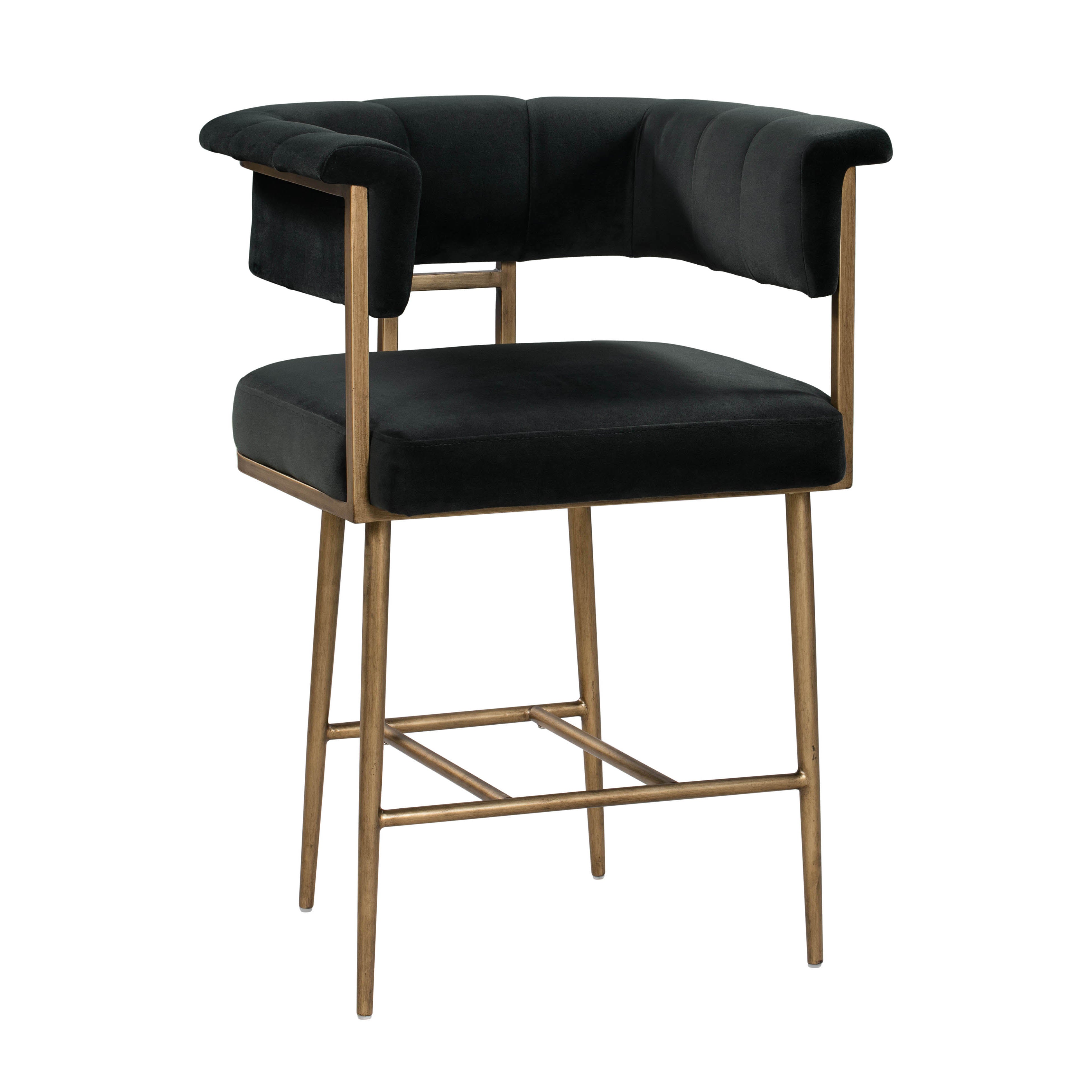 Astrid Velvet Stool – TOV Furniture