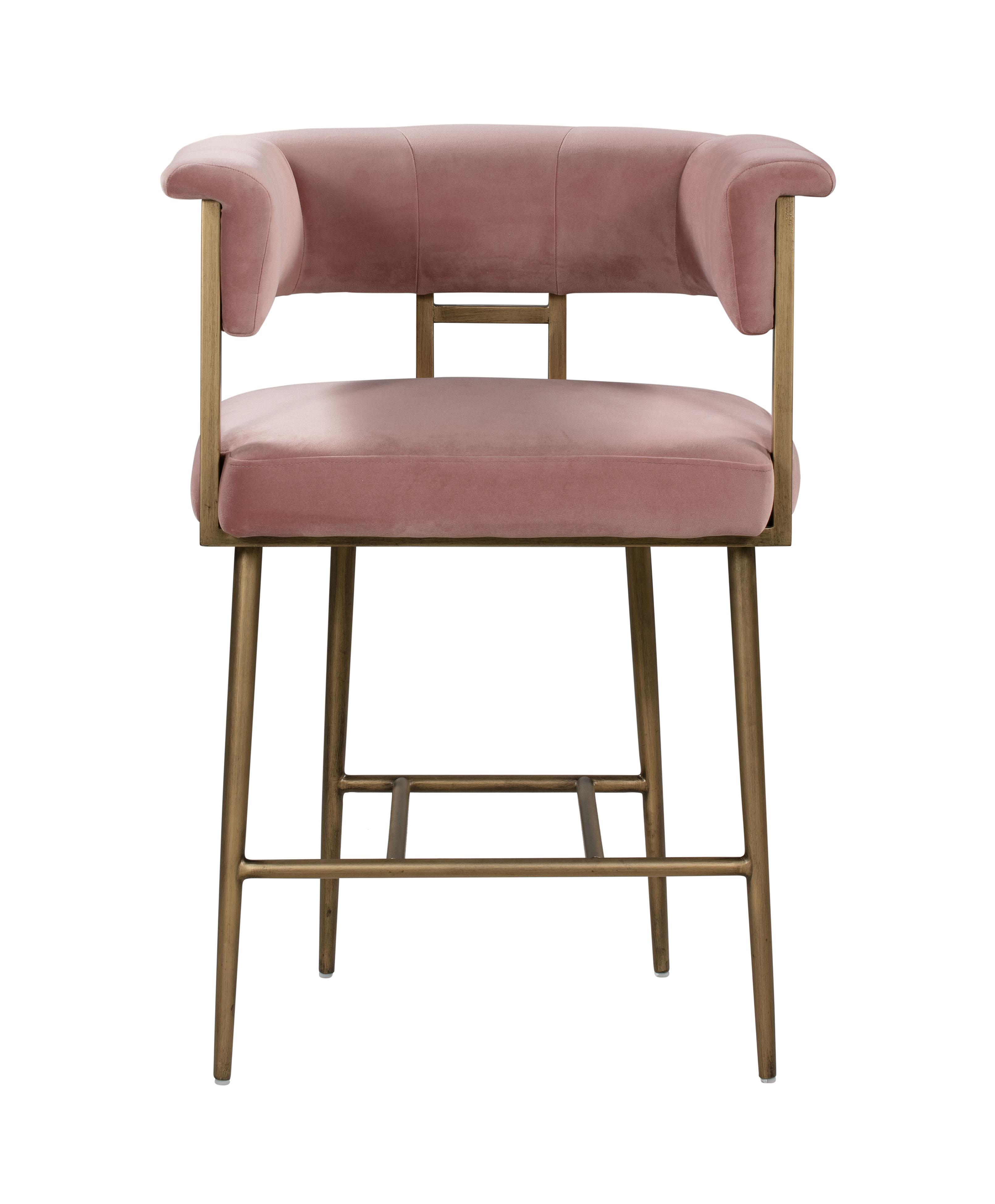 Astrid Velvet Stool – TOV Furniture