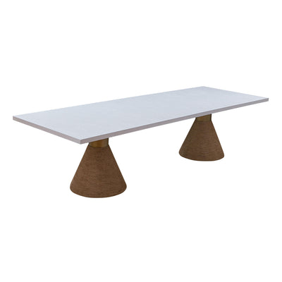 Rishi 120" Rope Rectangular Dining Table - Image 1