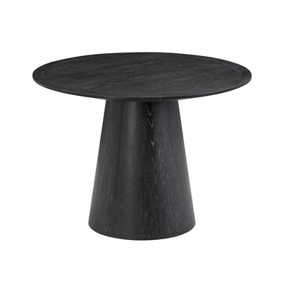 Sahara 41" Black Oak Round Dining Table