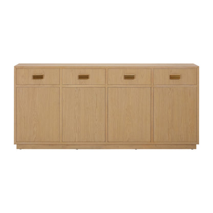 Aria 75" Oak Buffet - Natural - Image 1