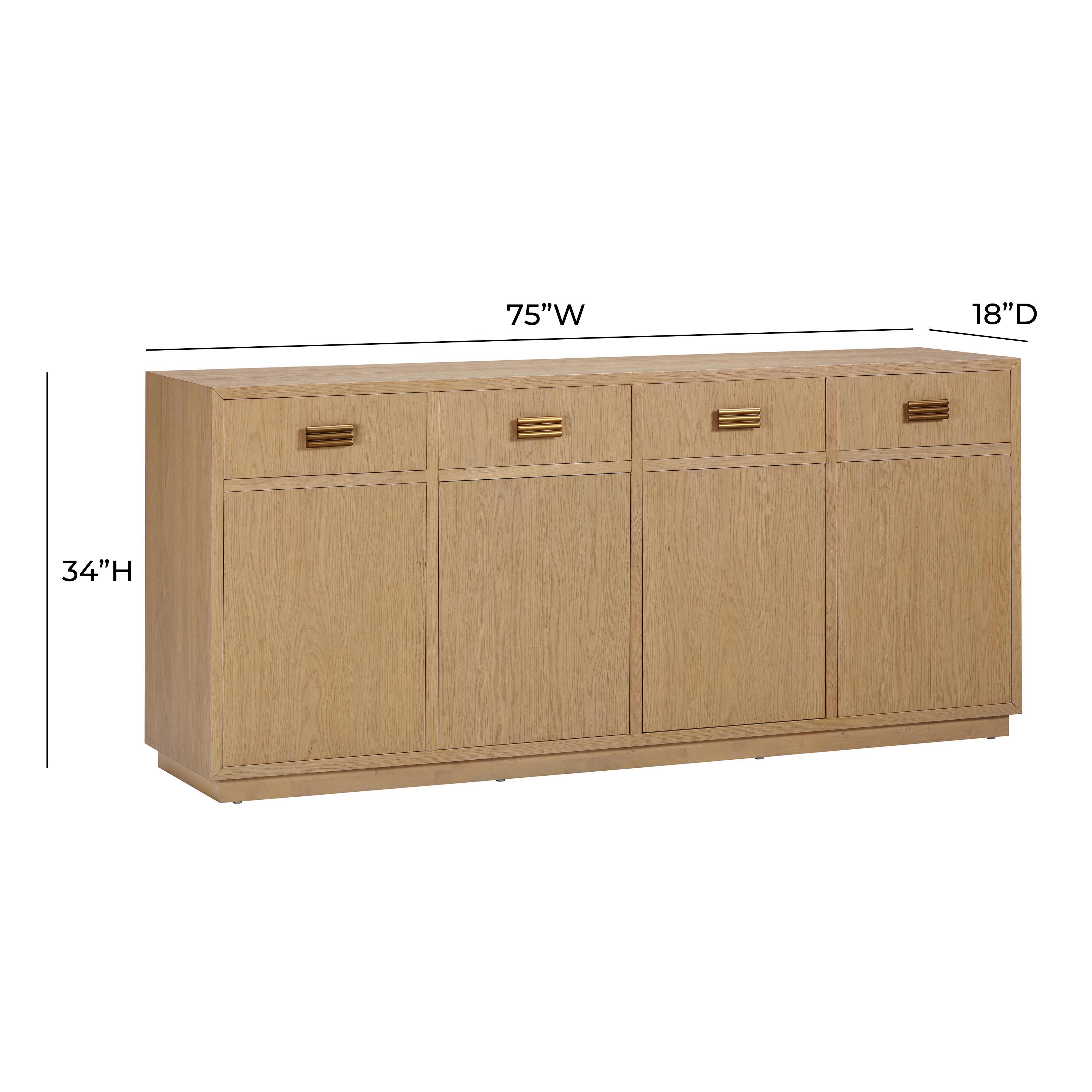 Oak Buffet & Contemporary Sideboard | TOV Furniture