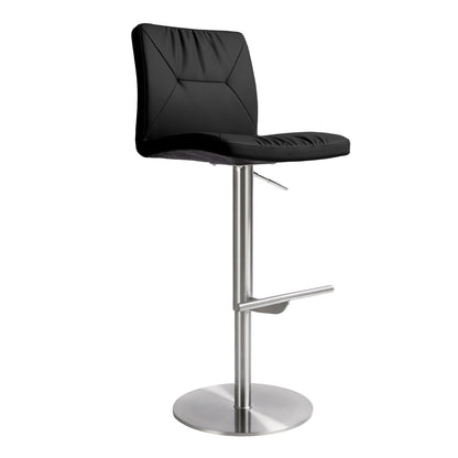 Paddy Performance Vegan Leather Adjustable Stool - Black - Image 1