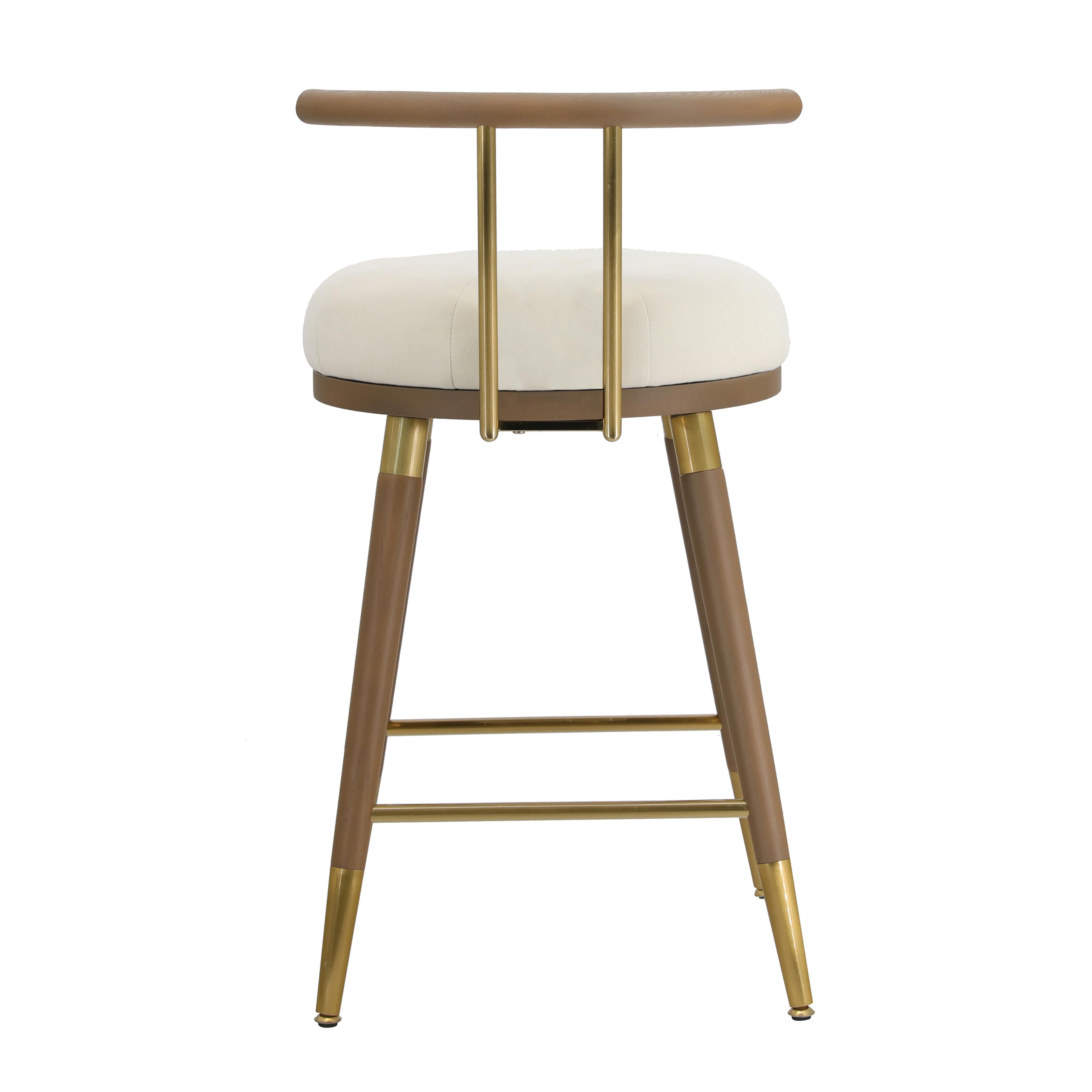 Juniper Velvet Stool TOV Furniture