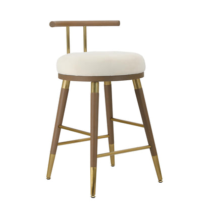 Juniper Performance Velvet Stool - Counter Height - Image 1