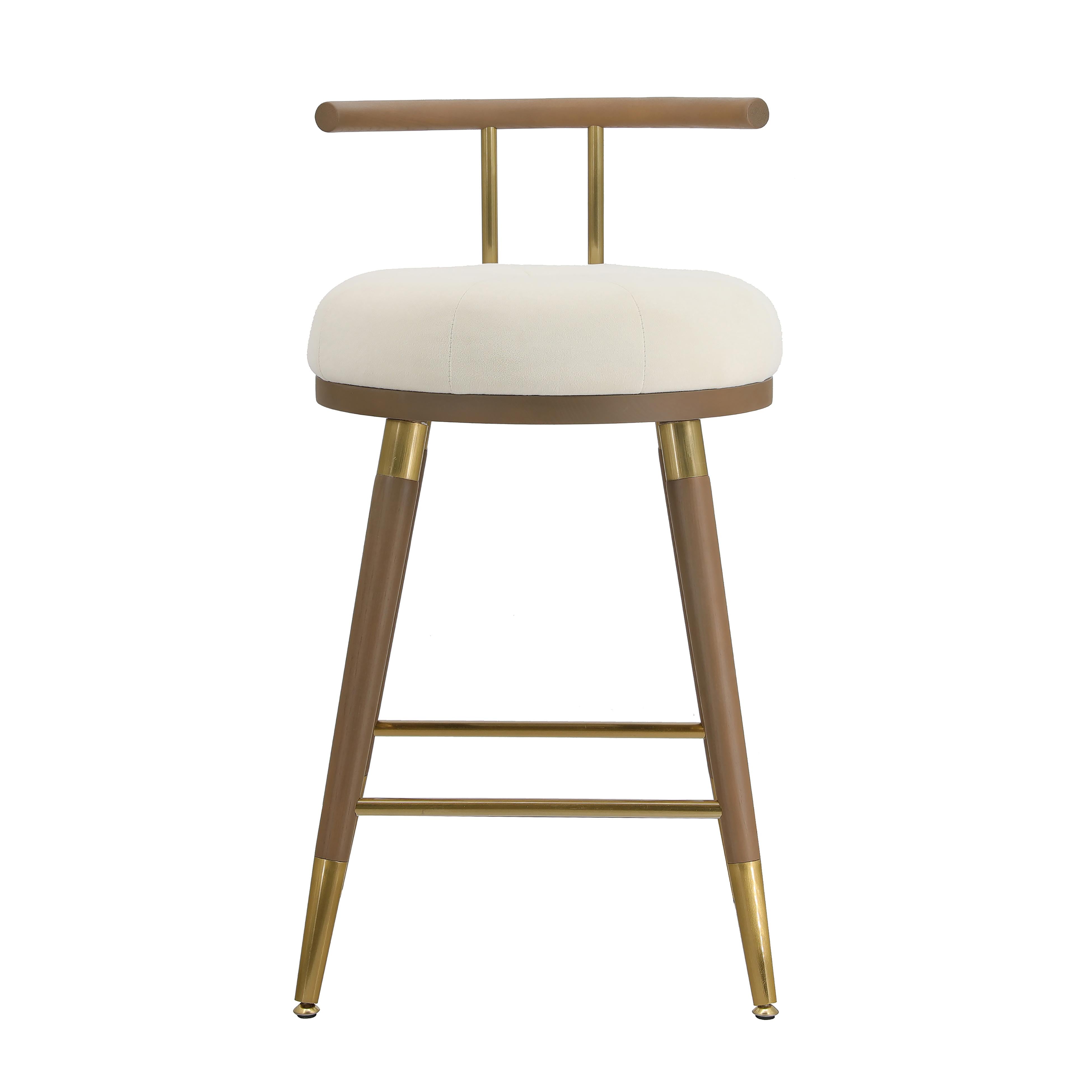 Juniper Velvet Stool TOV Furniture