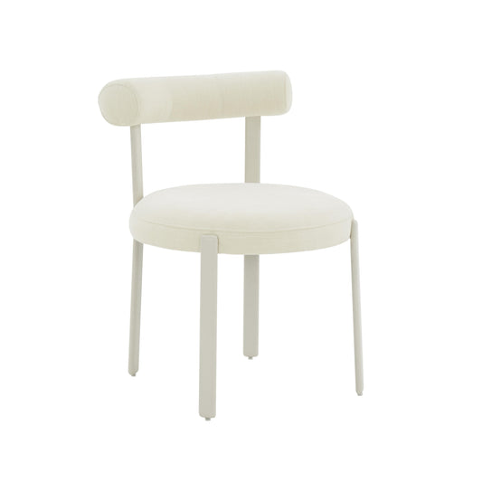 Margaret Performance Chenille Bolster Back Dining Chair - Image 1