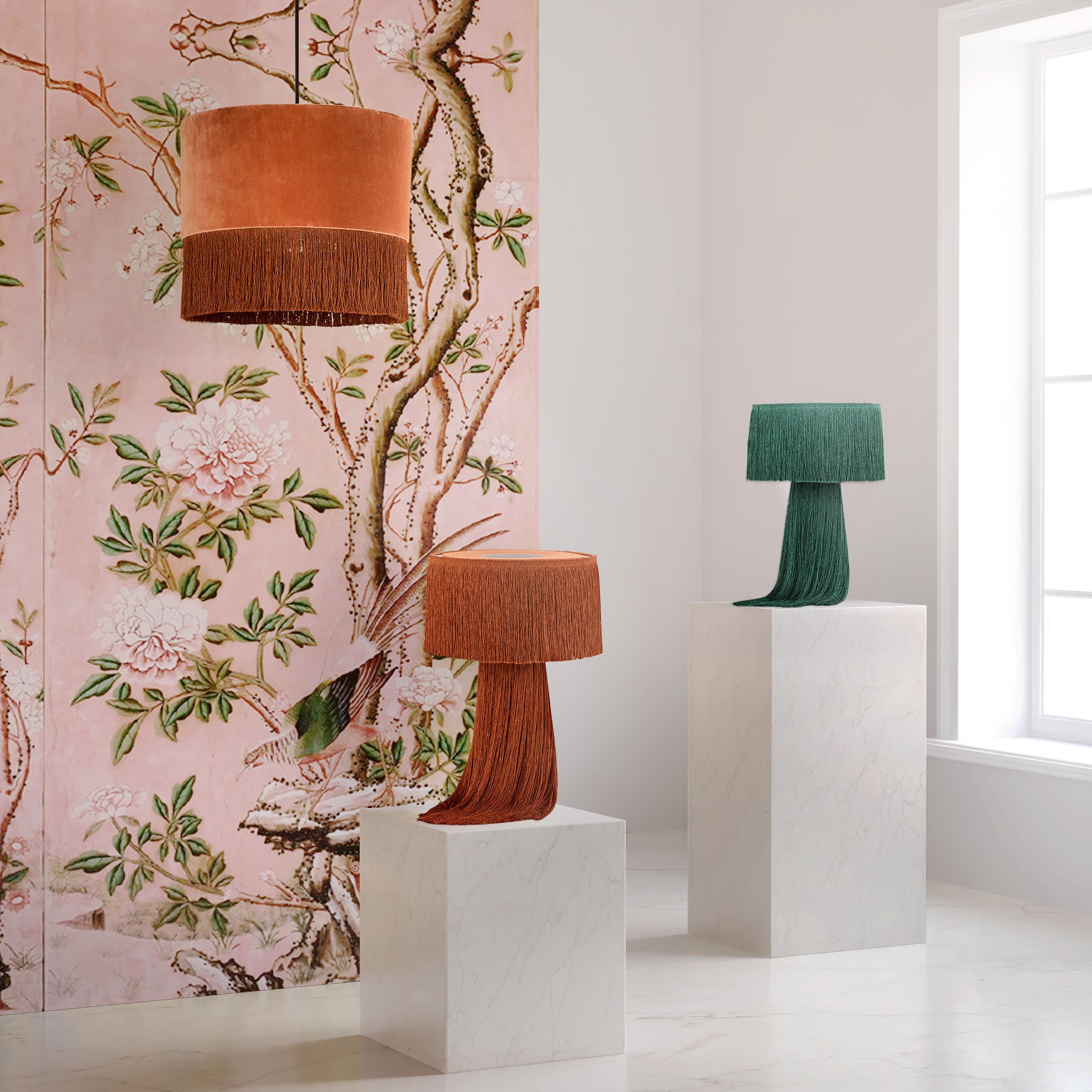 Atolla Brick Tassel Pendant | TOV Furniture