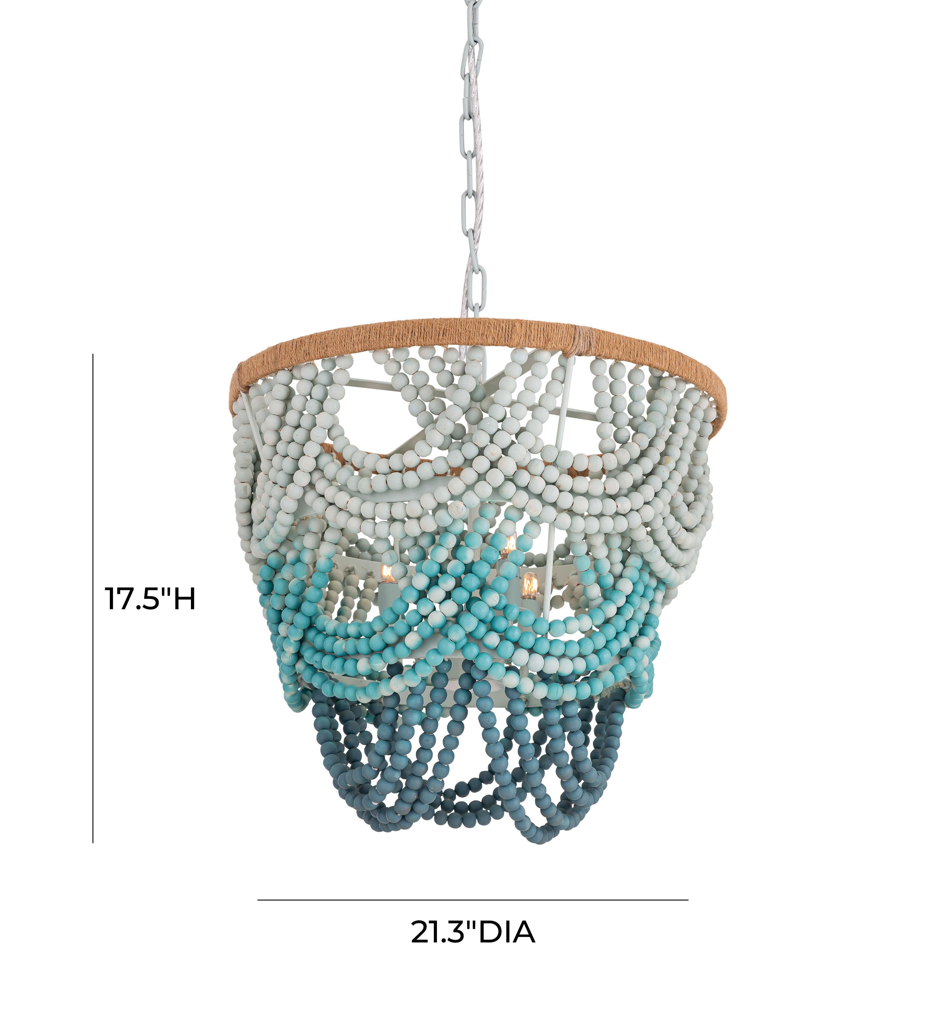 Jade Beaded Chandelier | TOV Furniture