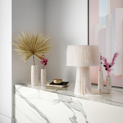 Atolla Tassel Table Lamp - Cream - Image 1