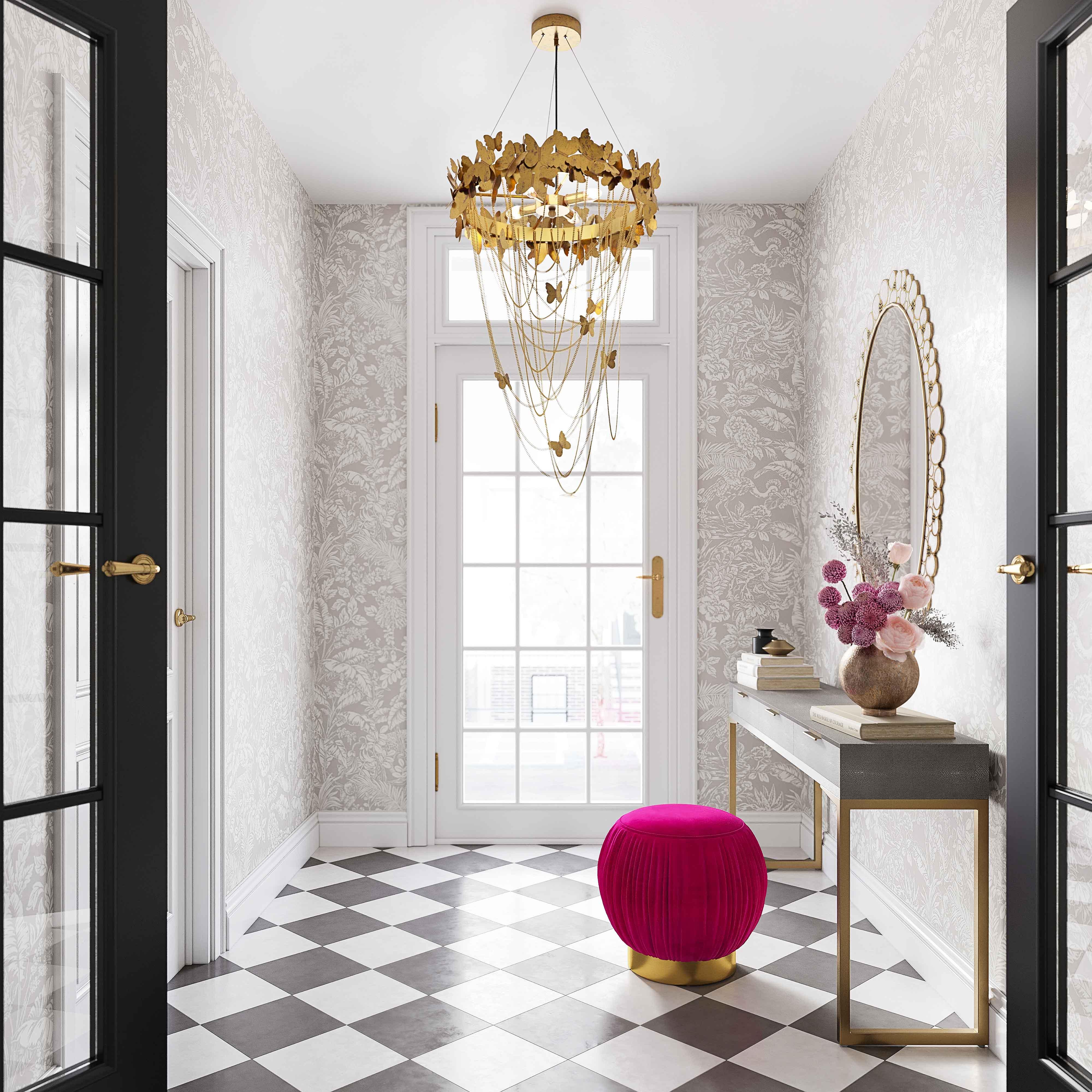 Butterfly Gold Chandelier | TOV Furniture