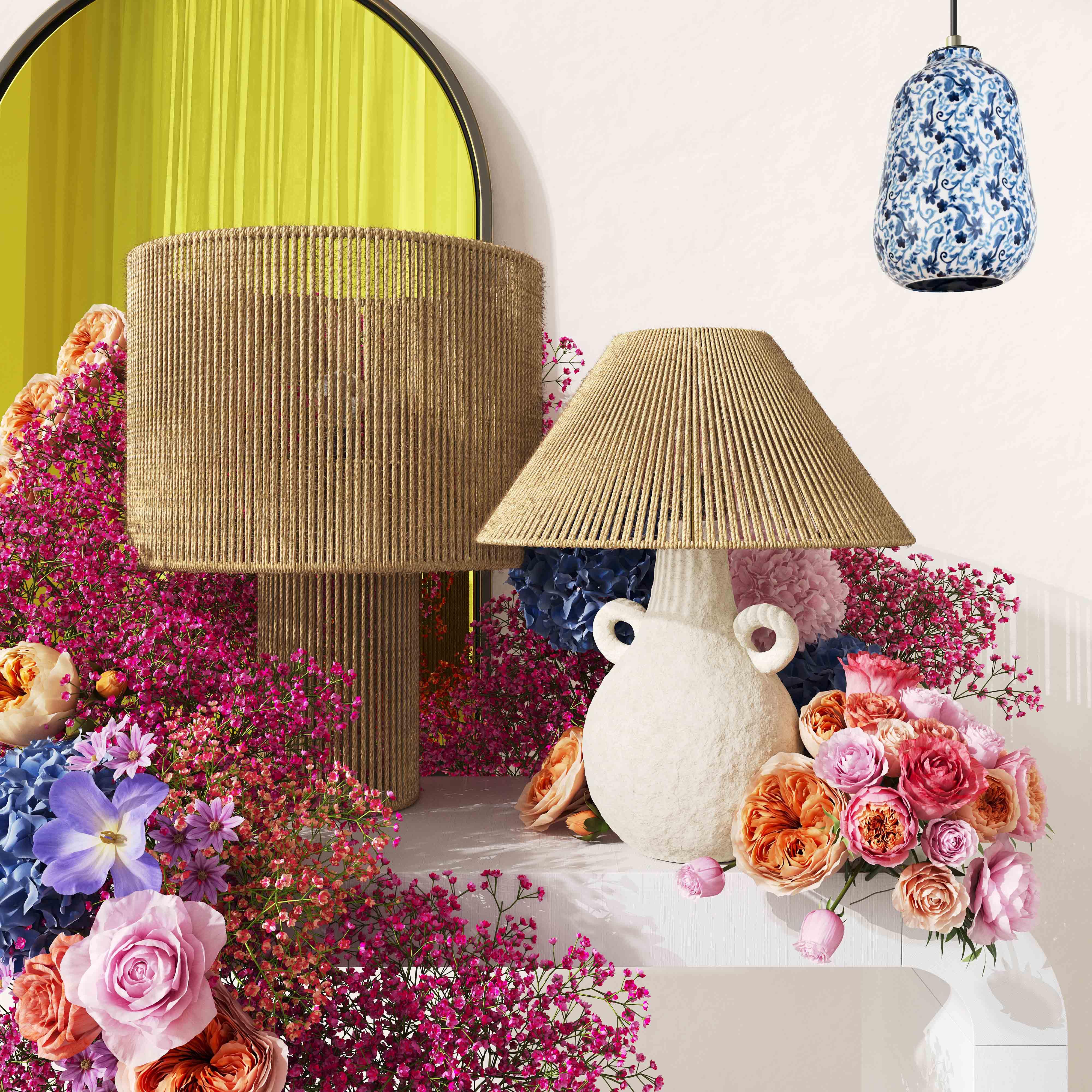 Hope Natural Table Lamp | TOV Furniture