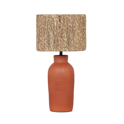 Atrani Natural Terracotta Table Lamp - Default Title - Image 2