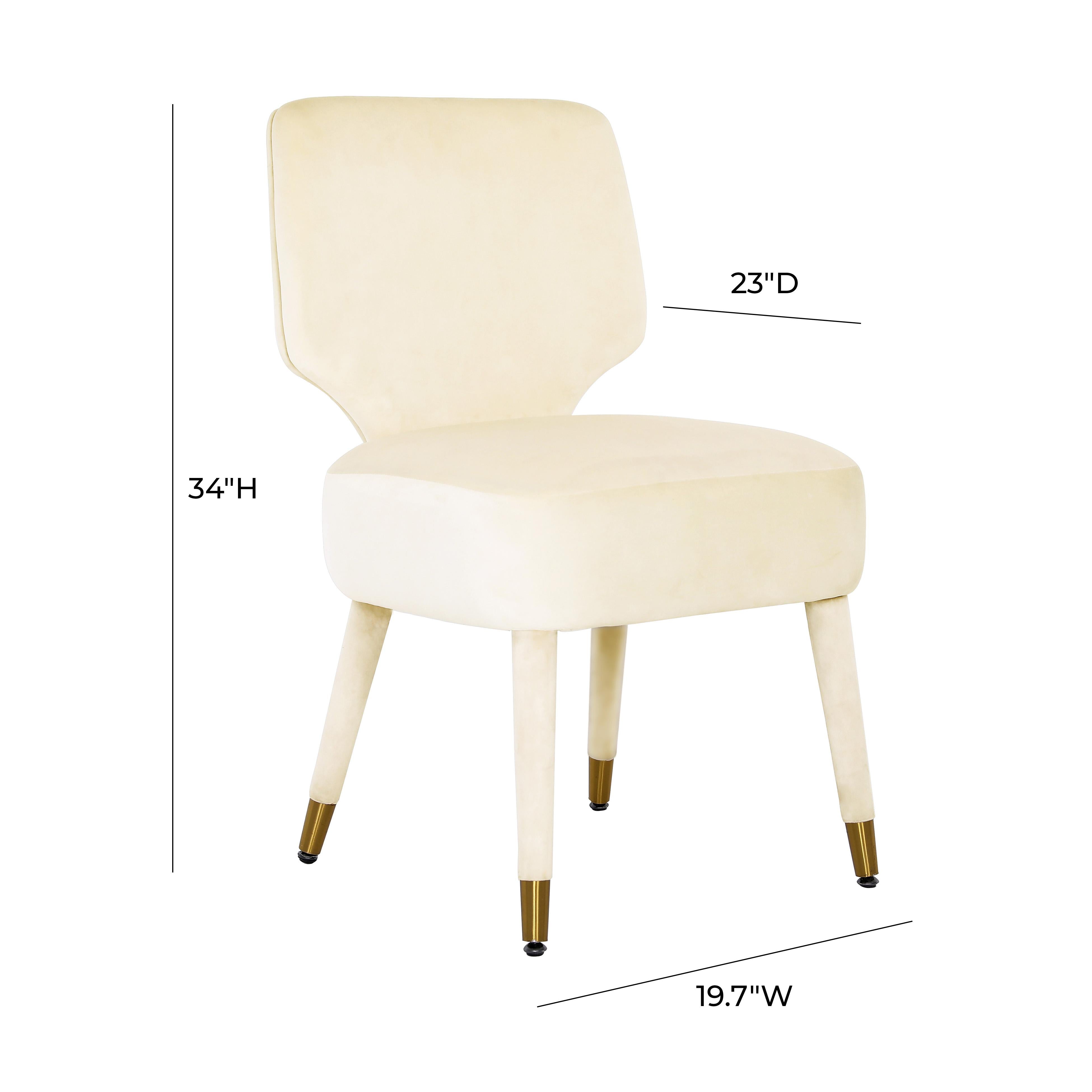 Tov furniture giselle velvet best sale dining chair