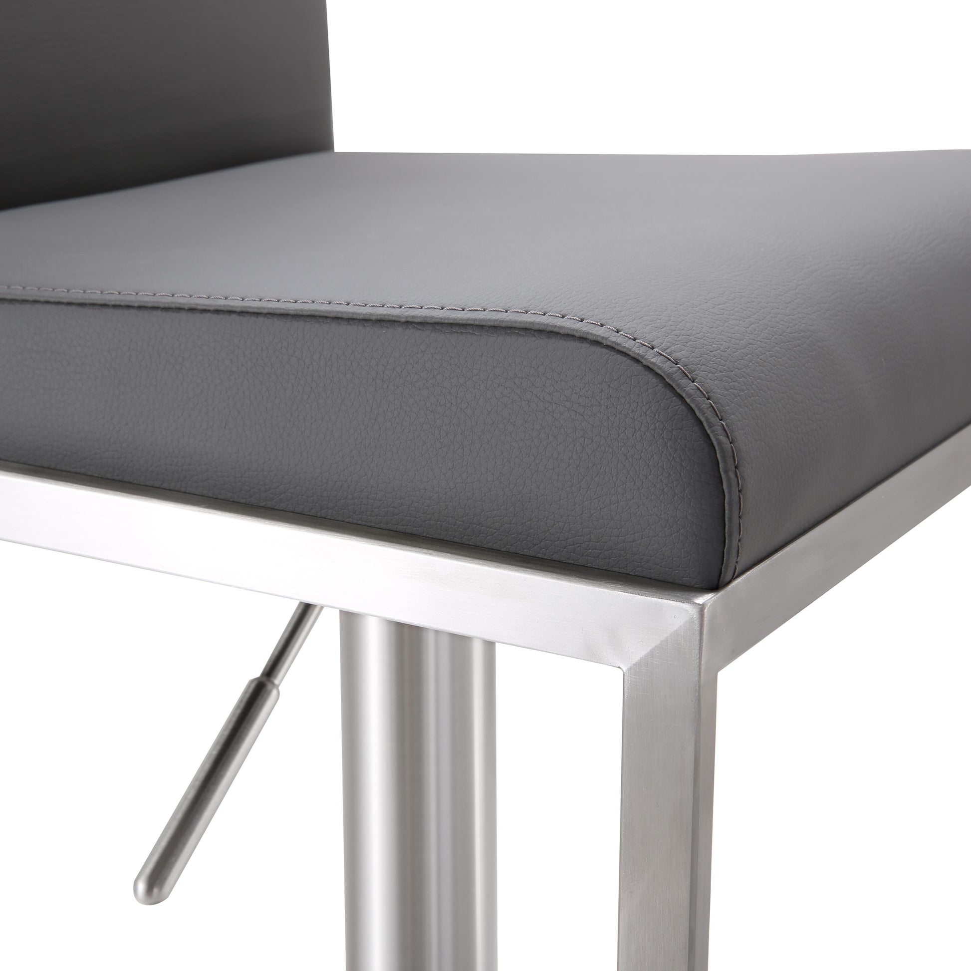 Vegan Amalfi TOV Leather Stool Furniture – Adjustable