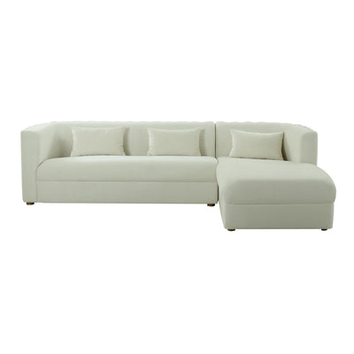 Callie 2-Piece Performance Velvet L-Shaped Sectional - Image 1