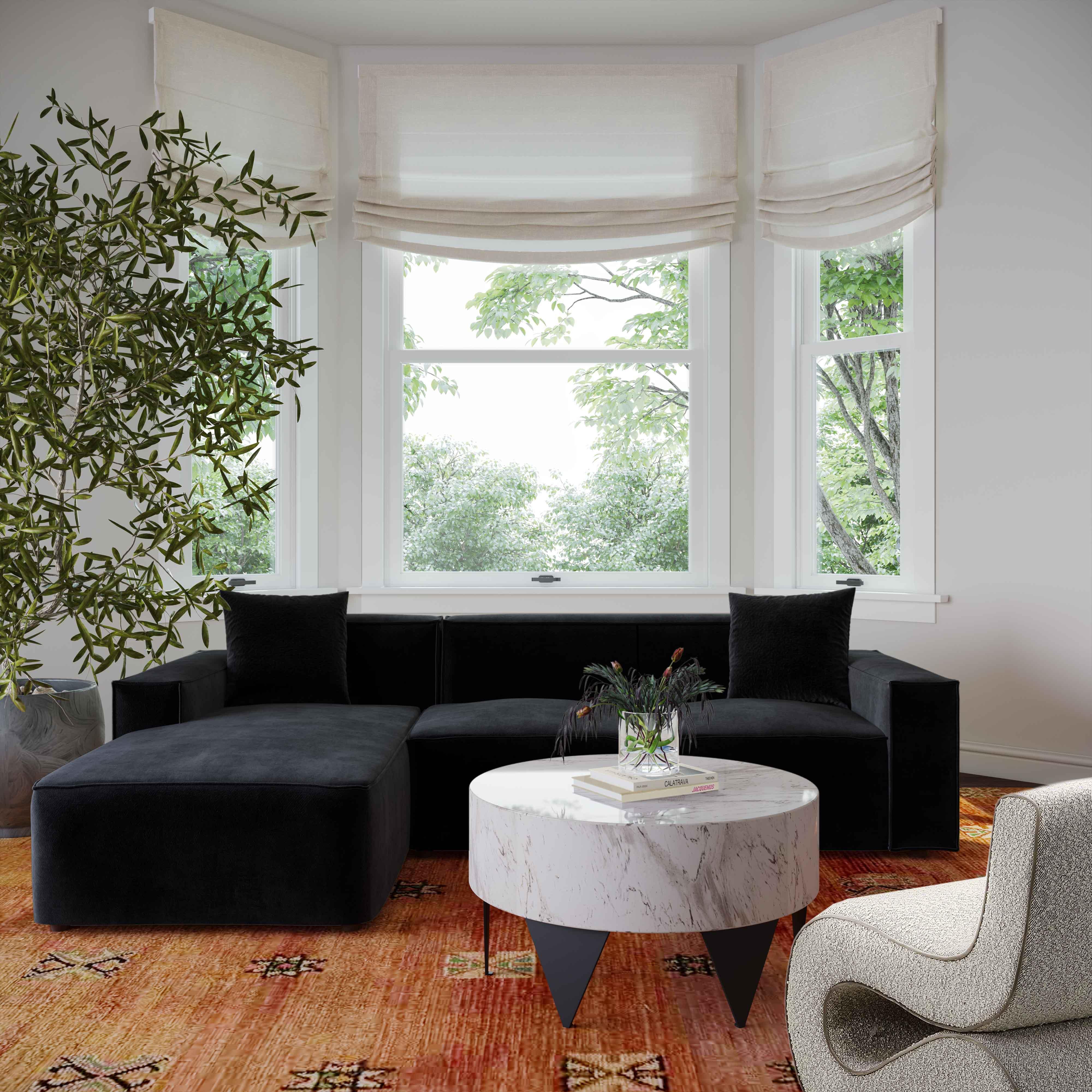 Olafur 2-Piece Performance Fabric L-Shaped Sectional | TOV Furniture
