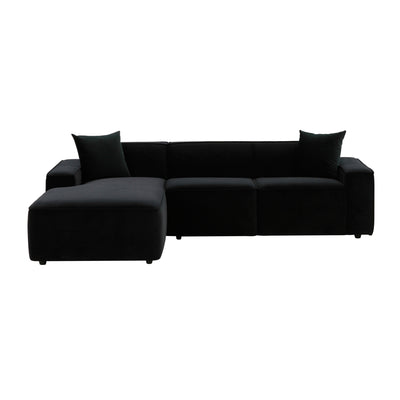 Olafur 2-Piece Performance Fabric L-Shaped Sectional - Image 1