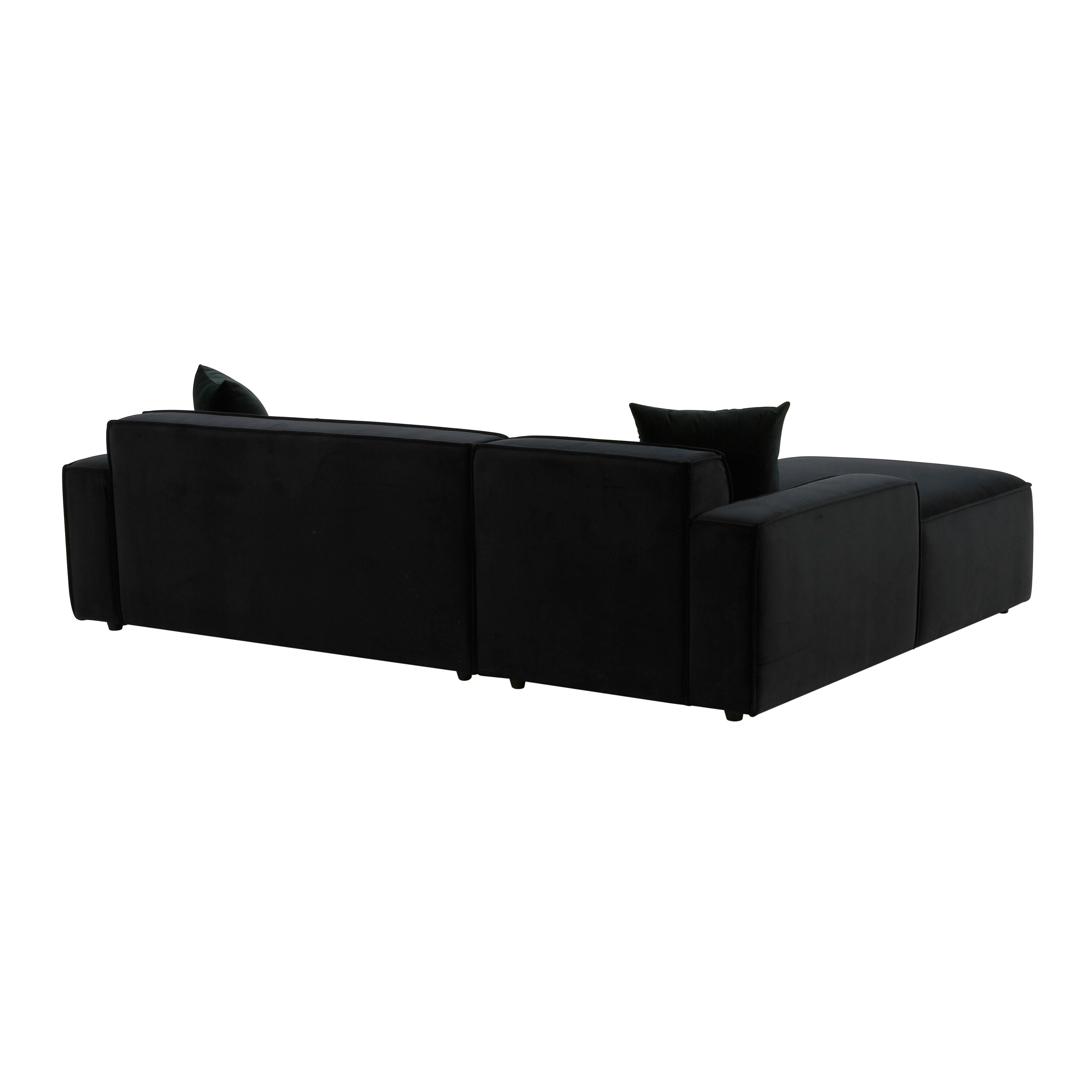 Olafur 2-Piece Performance Fabric L-Shaped Sectional | TOV Furniture