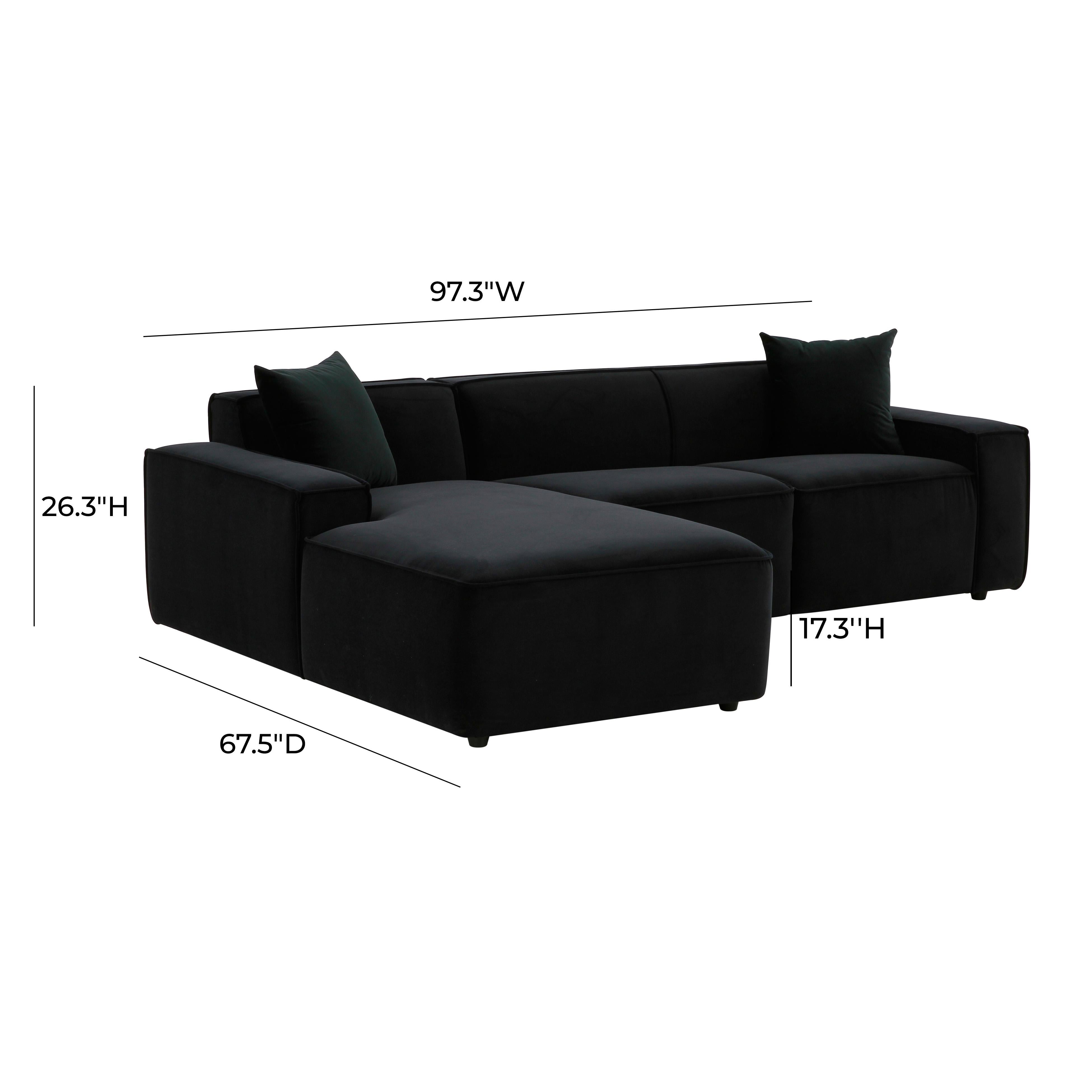 Olafur 2-Piece Upholstered L-Shaped Sectional | TOV Furniture
