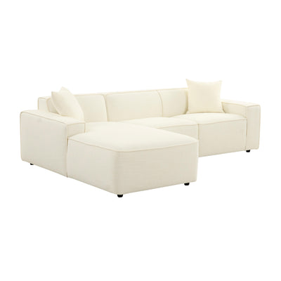 Olafur 2-Piece Performance Fabric L-Shaped Sectional - Image 1