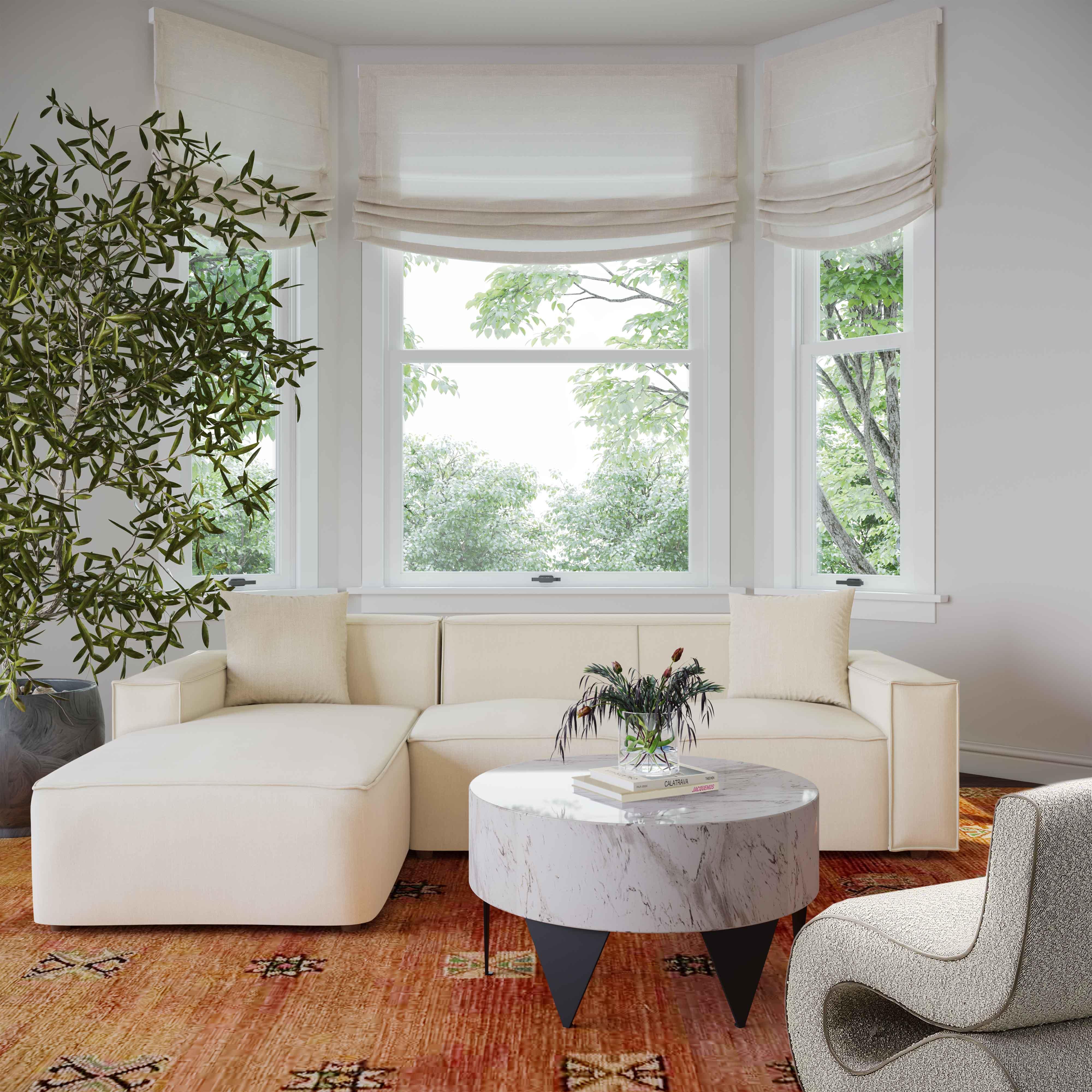 Olafur 2-Piece Performance Fabric L-Shaped Sectional | TOV Furniture