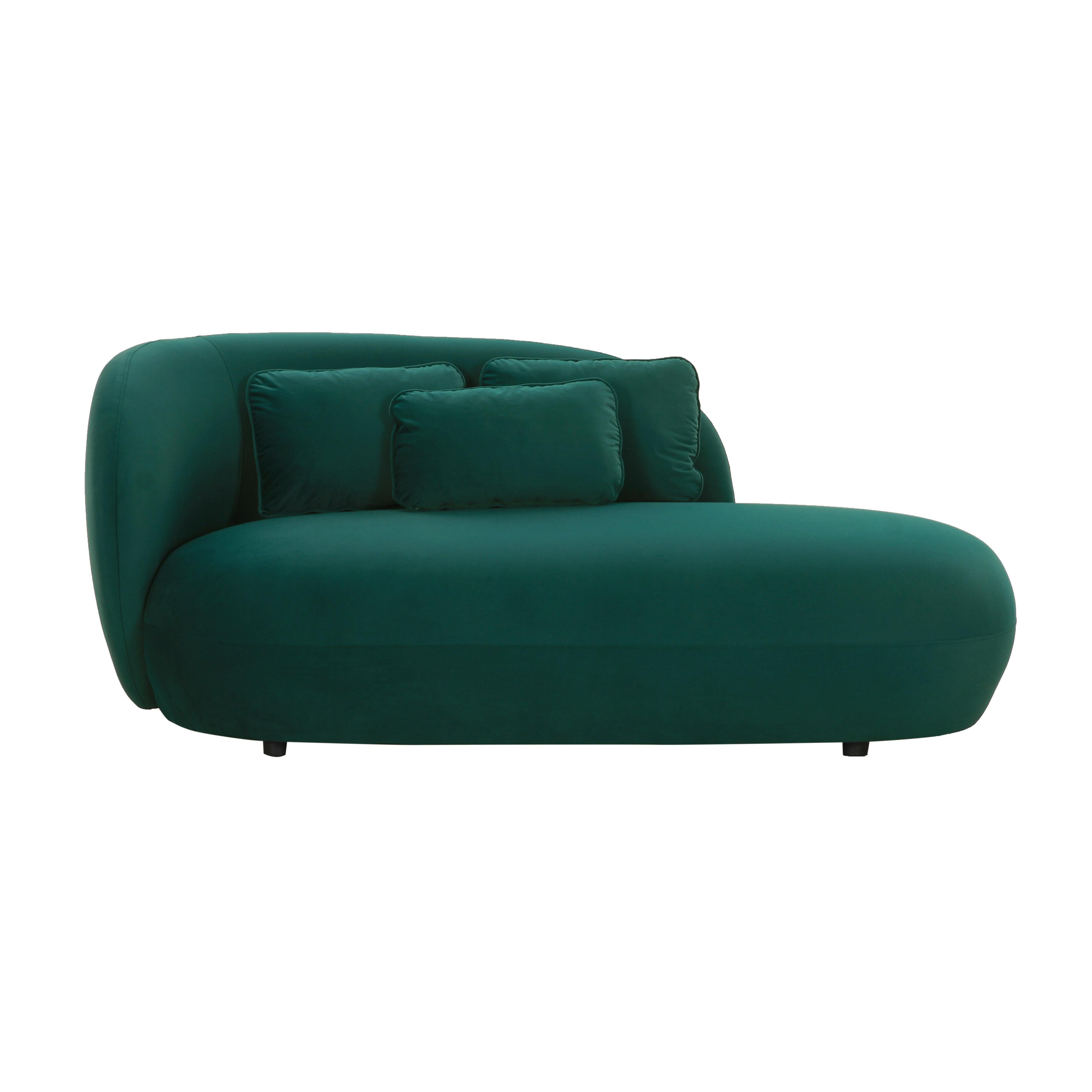 Small discount velvet chaise