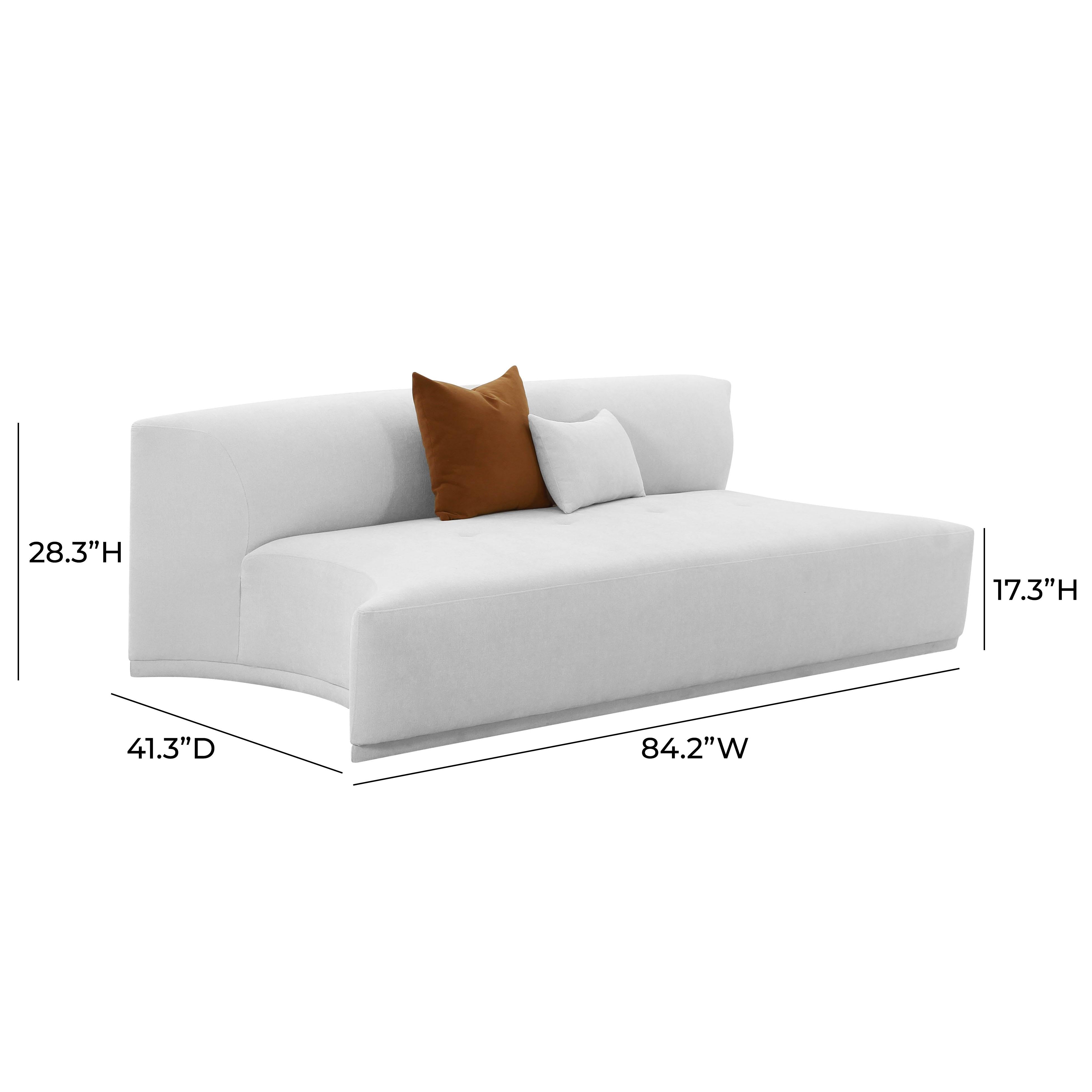 Velvet best sale armless loveseat