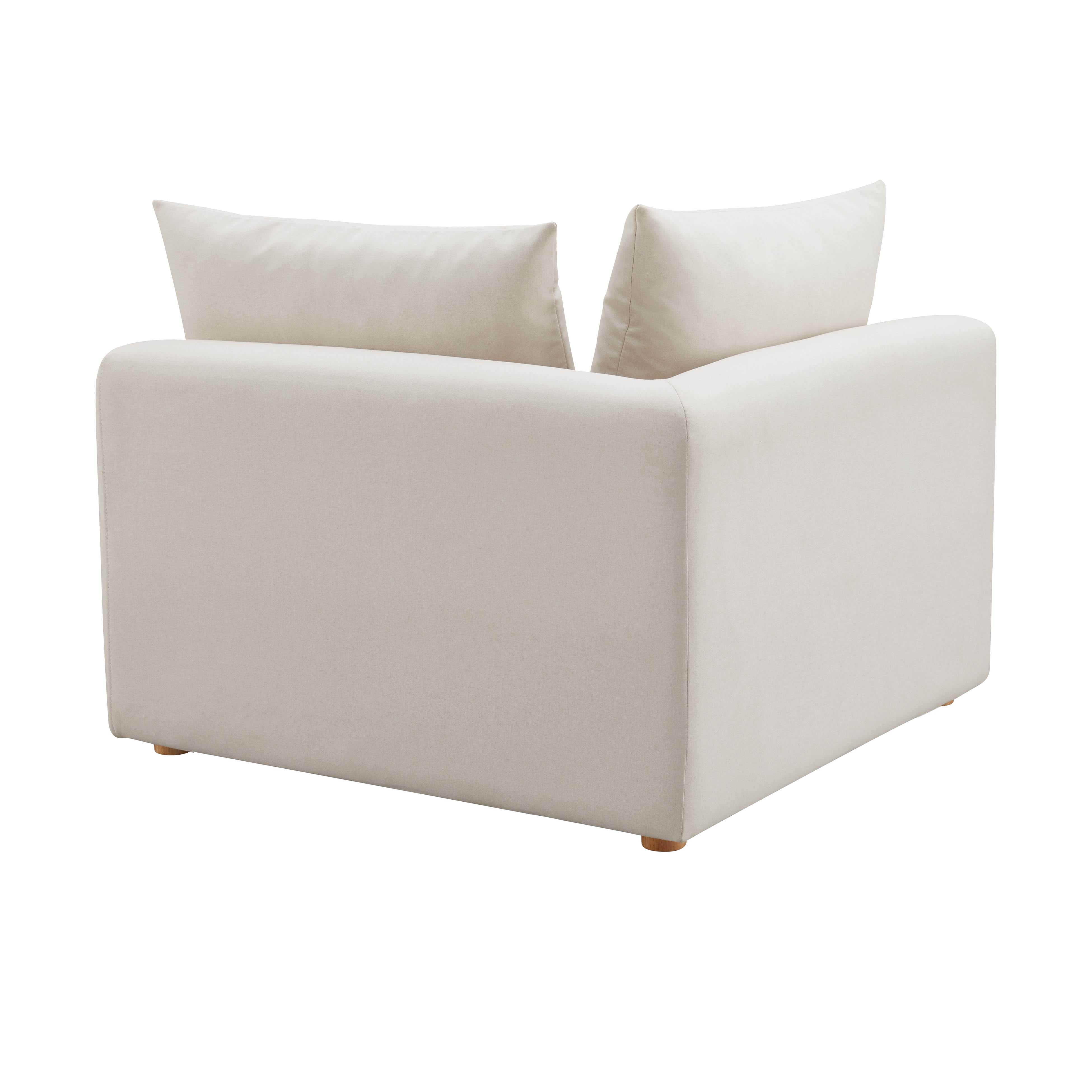 Cream corner online chair