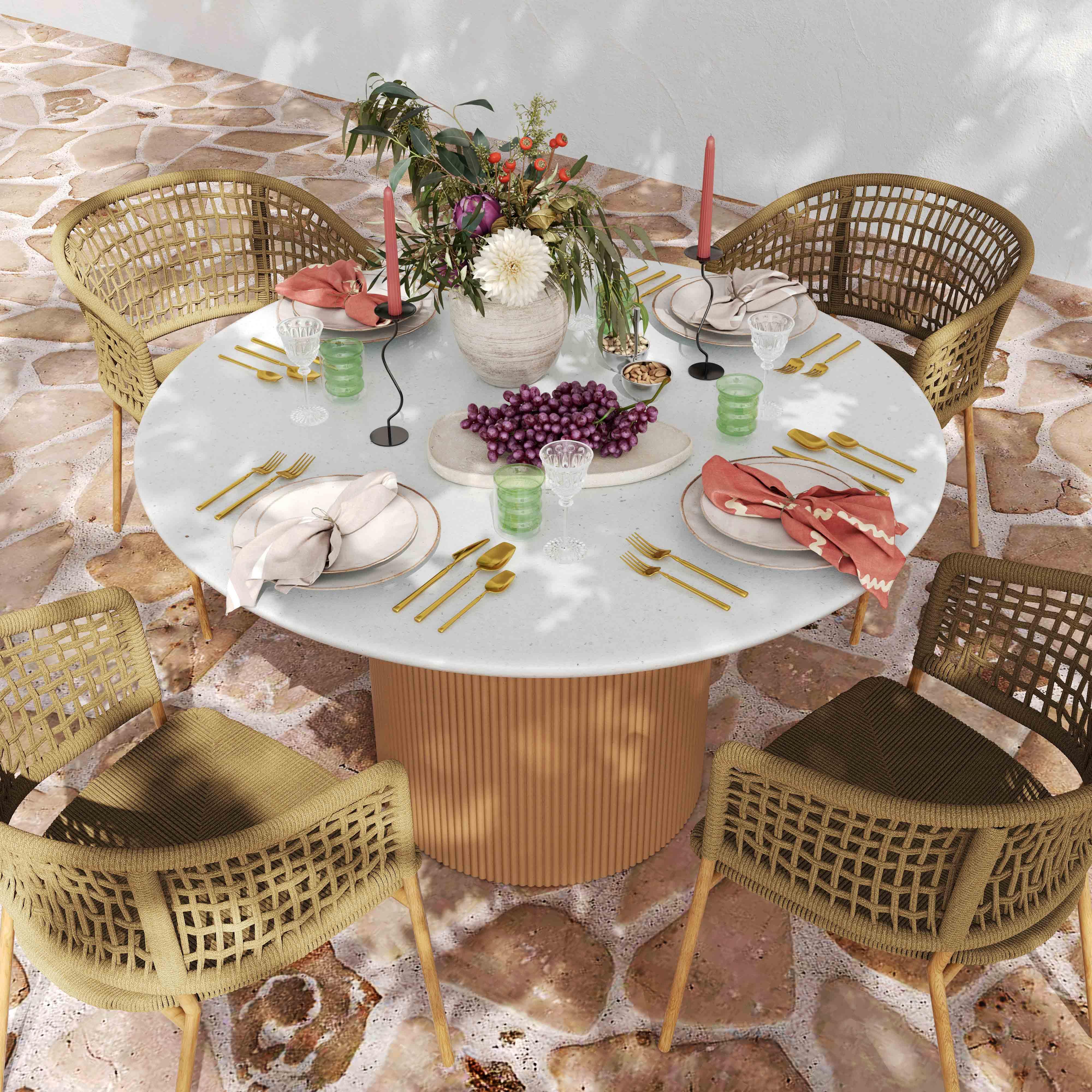 Terracotta dining online chairs