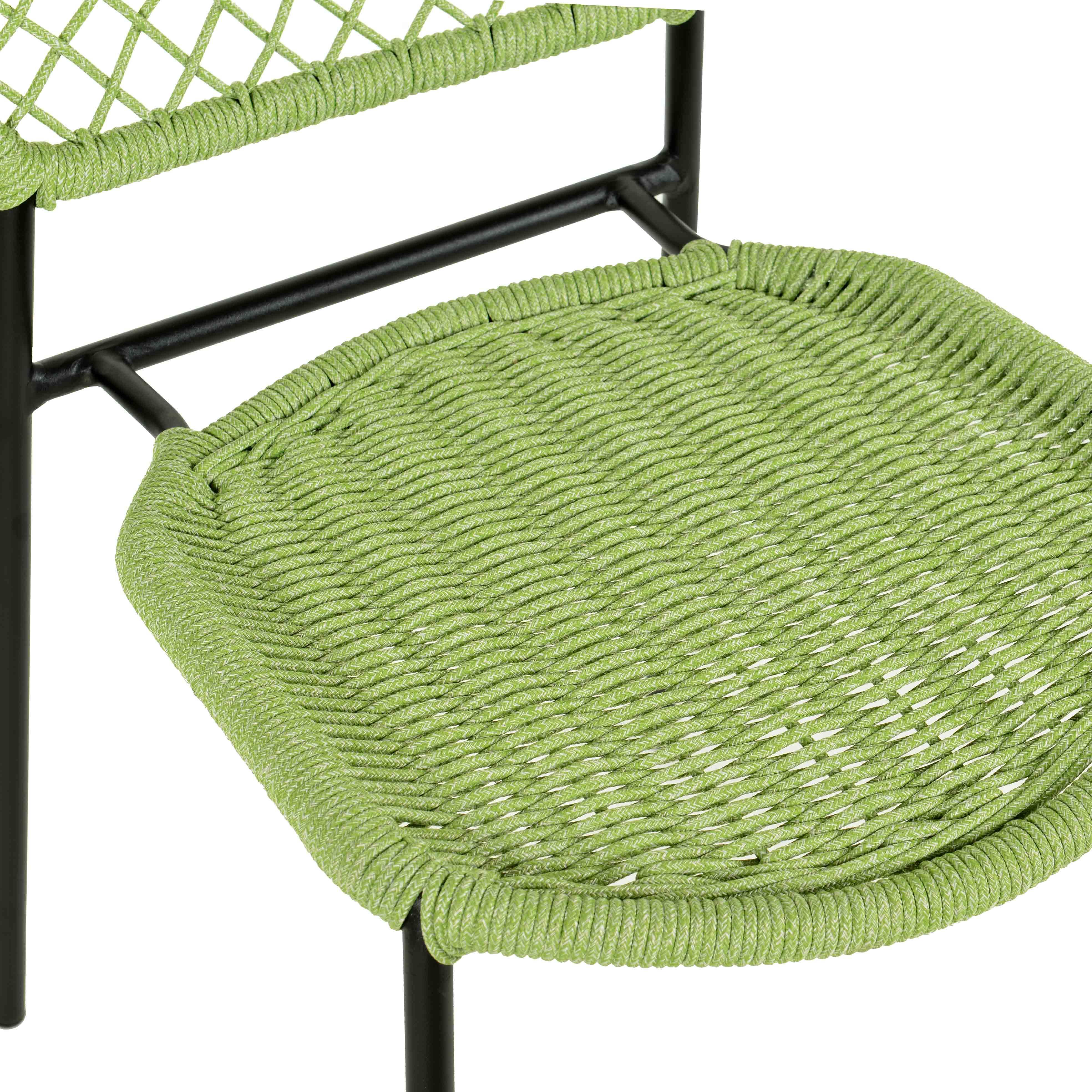 Green mesh patio discount chairs