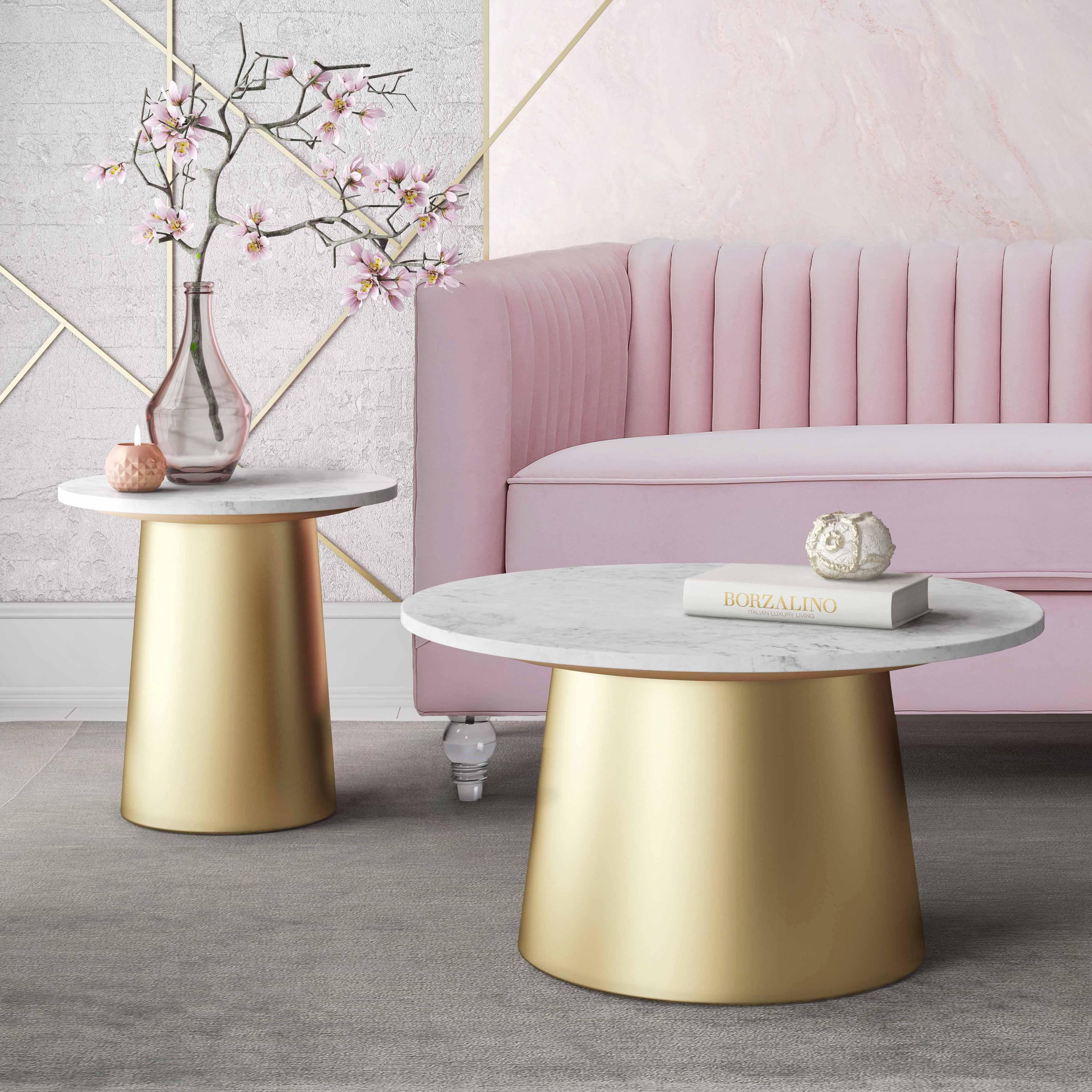 Bleeker Marble Coffee Table – TOV Furniture