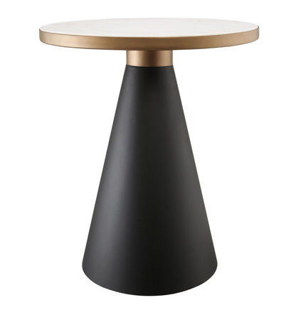 Richard Marble Round Side Table - Default Title - Image 1