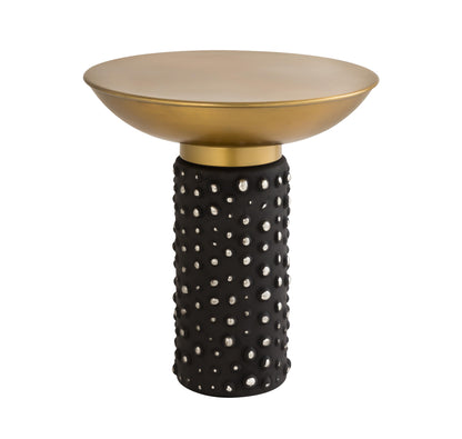 Blaze Glass and Brass Side Table - Default Title - Image 2
