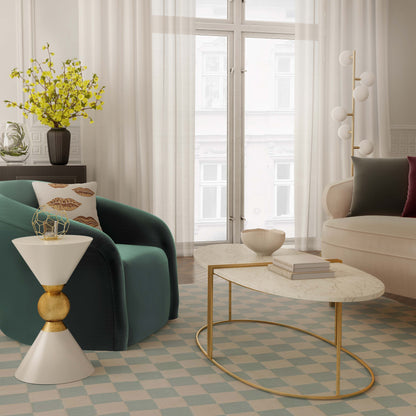 Balhi Side Table - White - Image 1