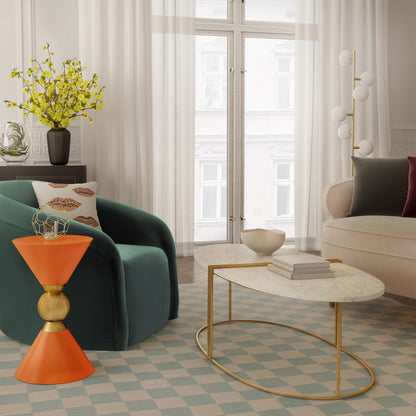 Balhi Side Table - Orange - Image 1