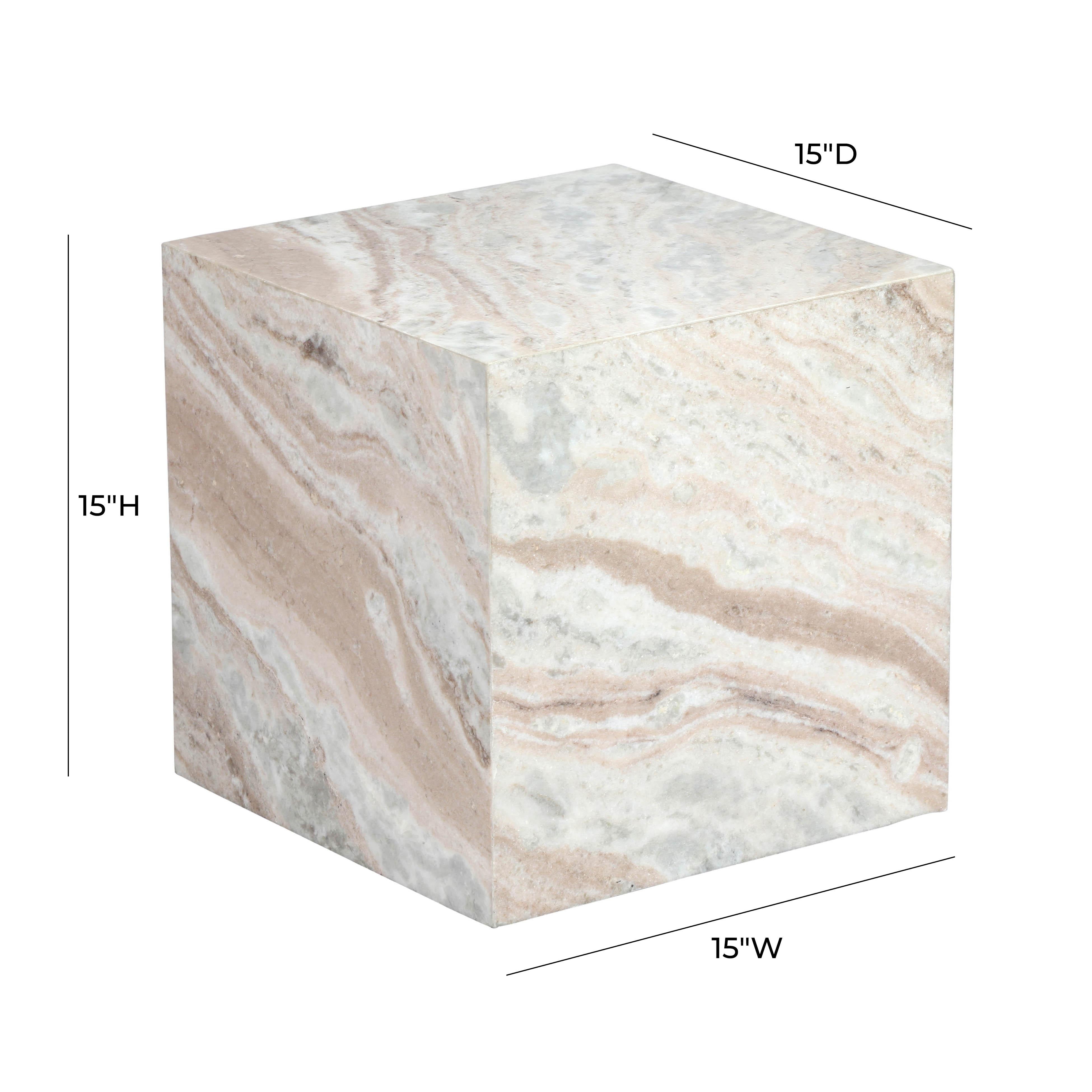 Keira Marble Side Table | TOV Furniture