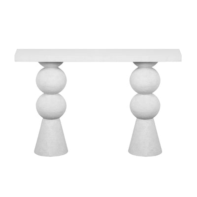 Lupita 53" White Console Table - Image 1