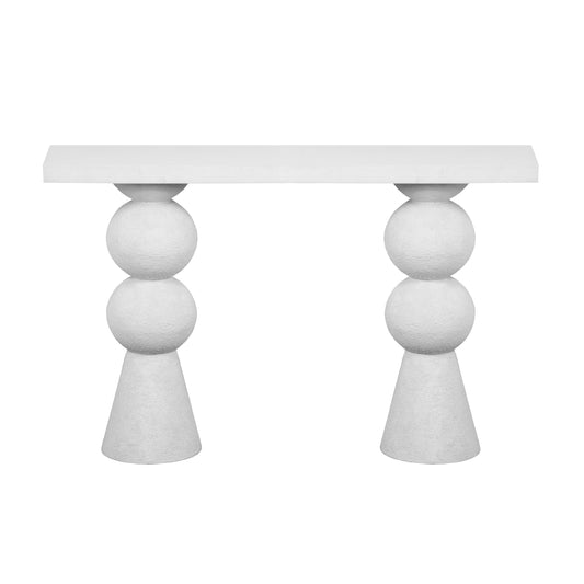Lupita 53" White Console Table - Image 1