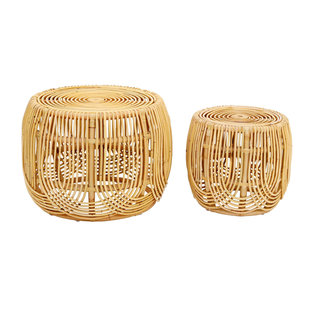 Azrina 2 Piece Rattan Nesting Table Set