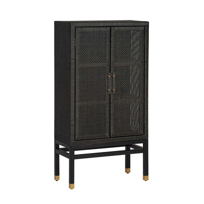 Amara Woven Rattan Cabinet - Image 1