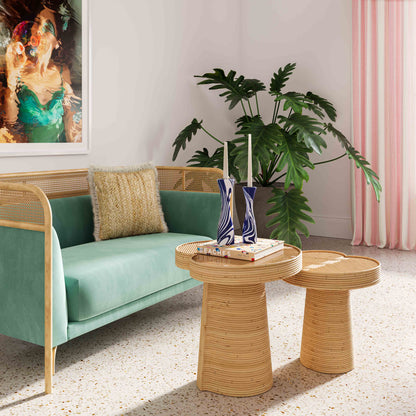 Felicia Lilypad Side Table (18"-22") - Tall - Image 1