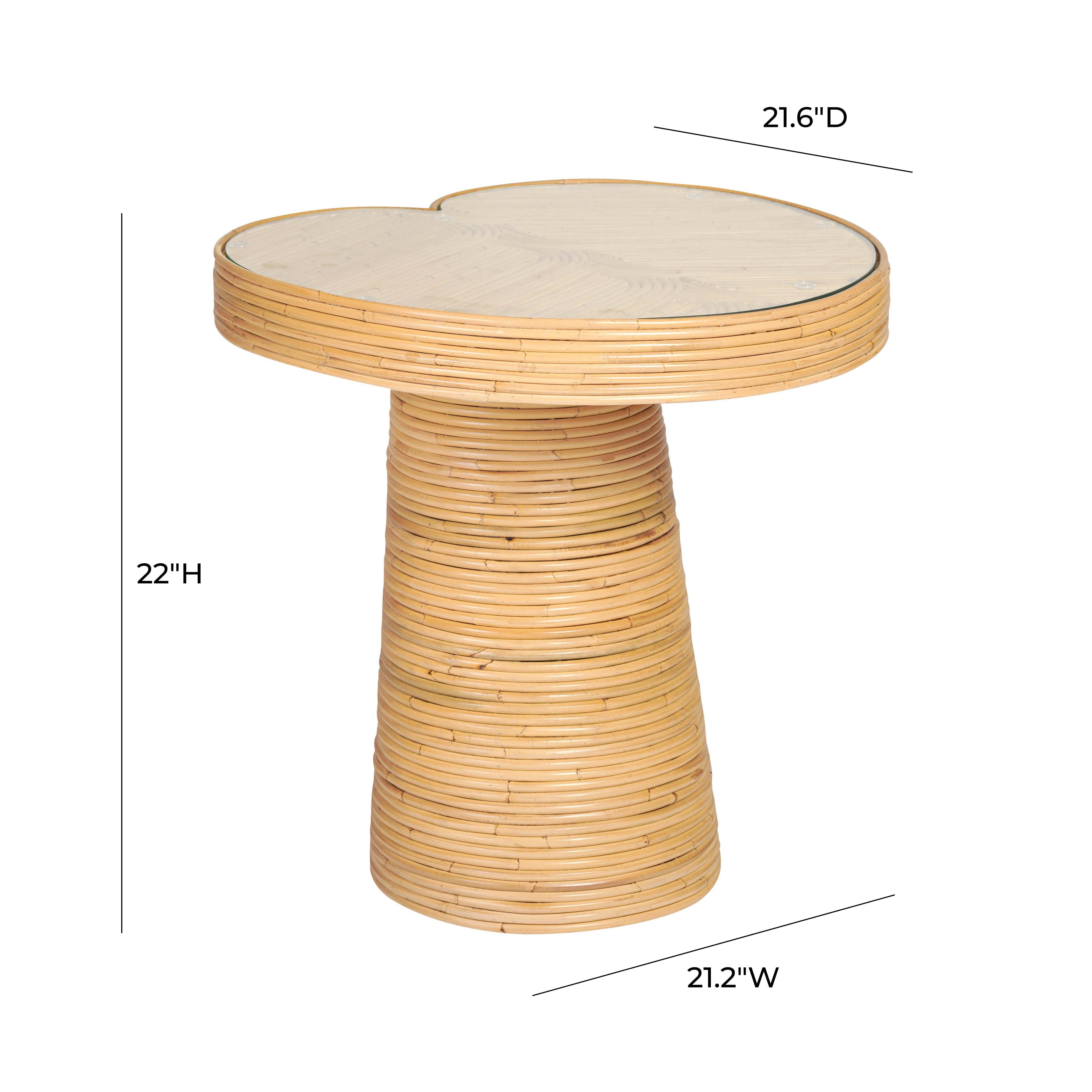 Felicia Lilypad Side Table | TOV Furniture