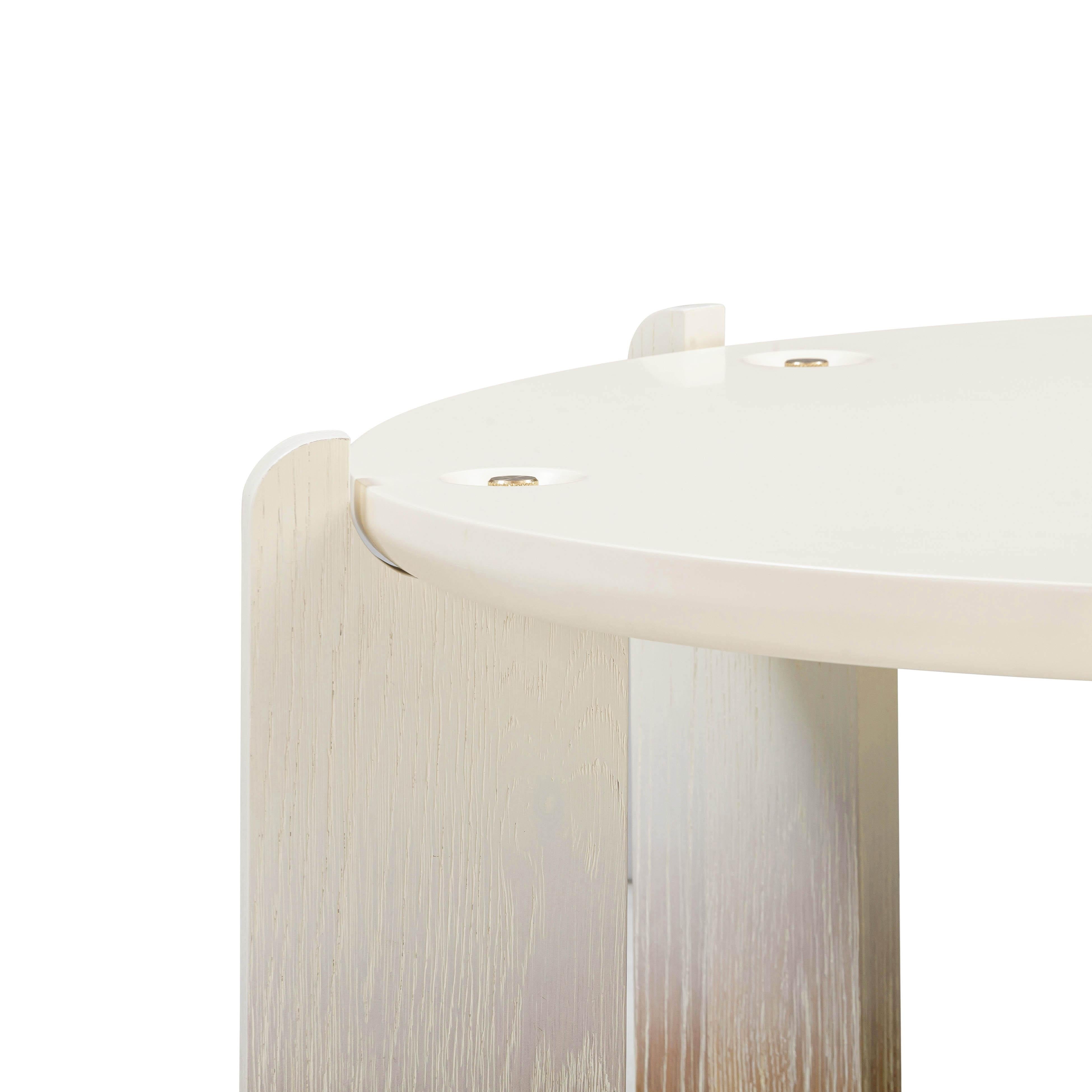 Gloria Cream Oak Coffee Table TOV Furniture