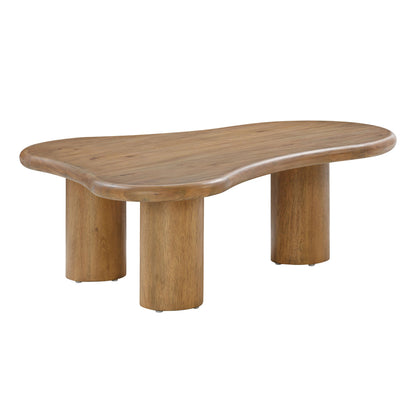 Gotham 48" Wood Coffee Table - Cognac - Image 1