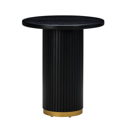 Chelsea Oak Wood Entry Table - Black - Image 1