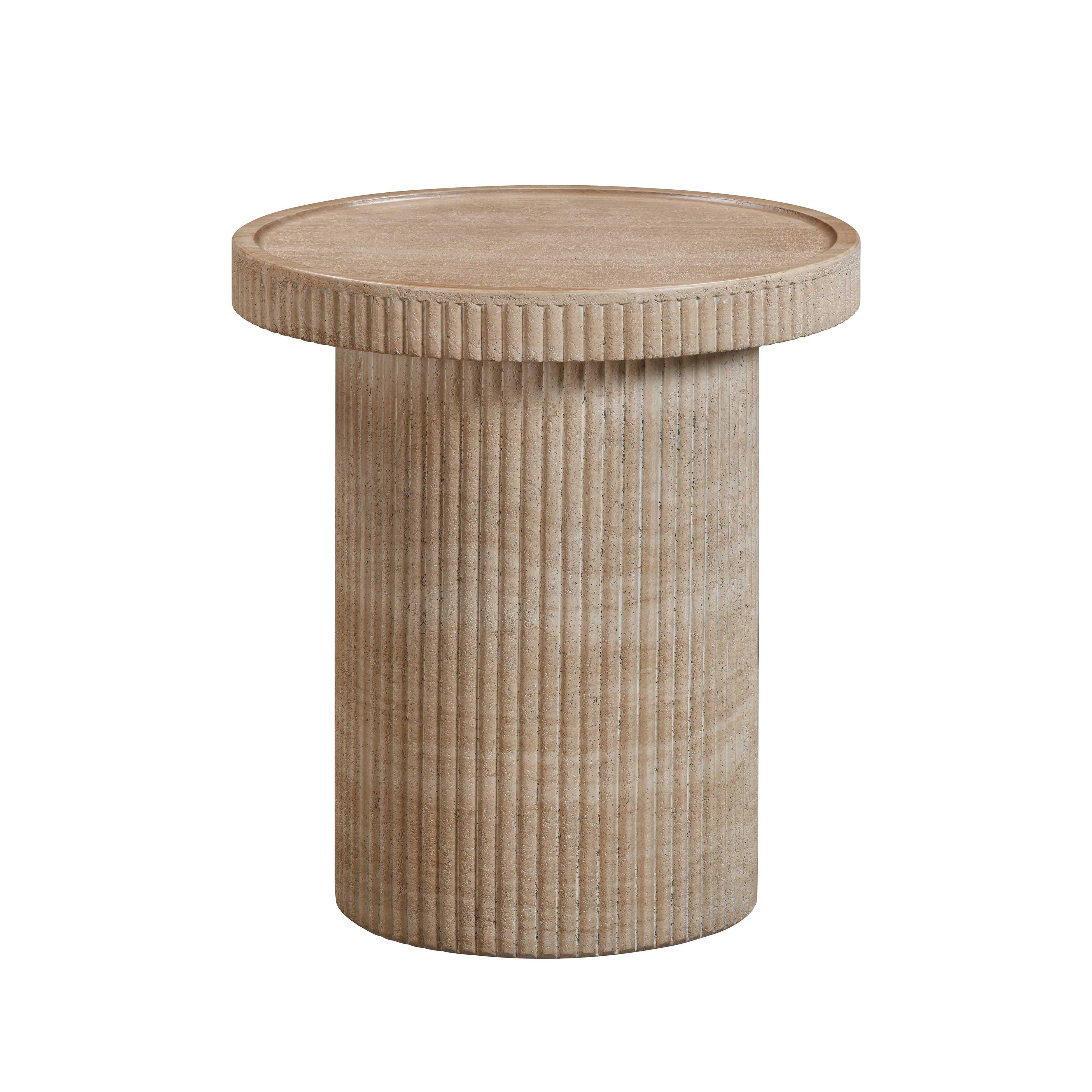Darcy Concrete Indoor/Outdoor Side Table | TOV Furniture