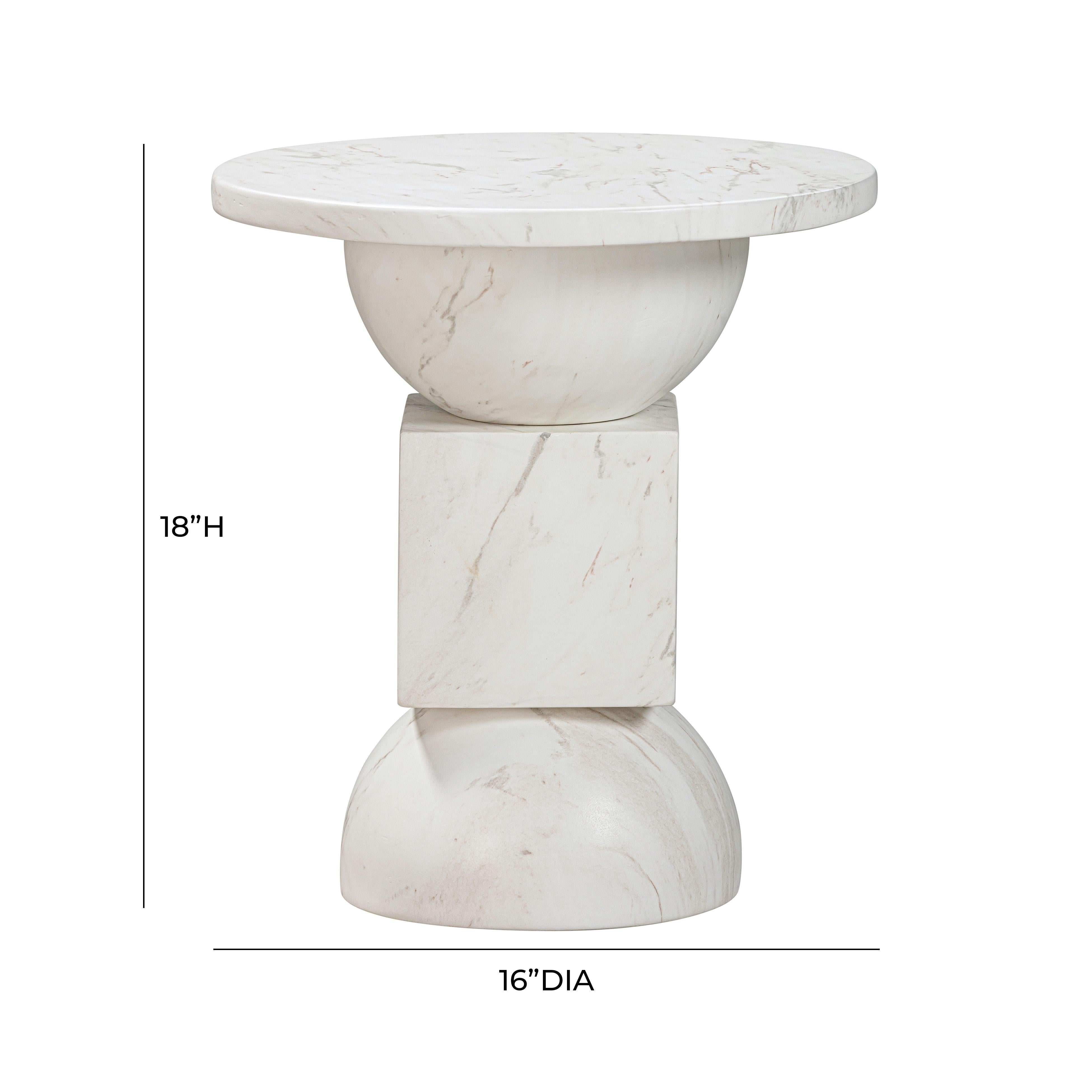 TOV Furniture Chip Side Table - Thumbnail 5
