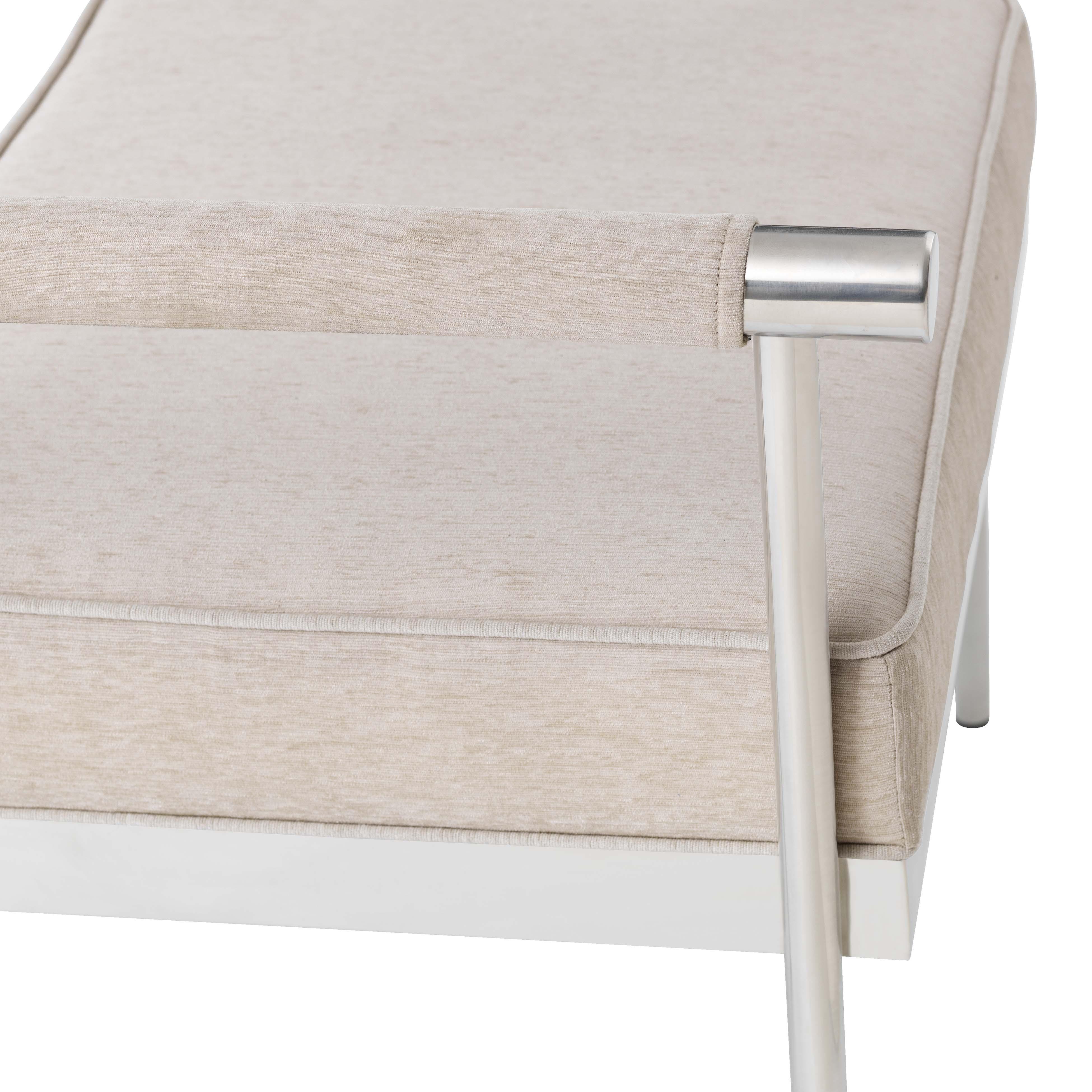 Diva Cream Velvet Bench – TOV Furniture